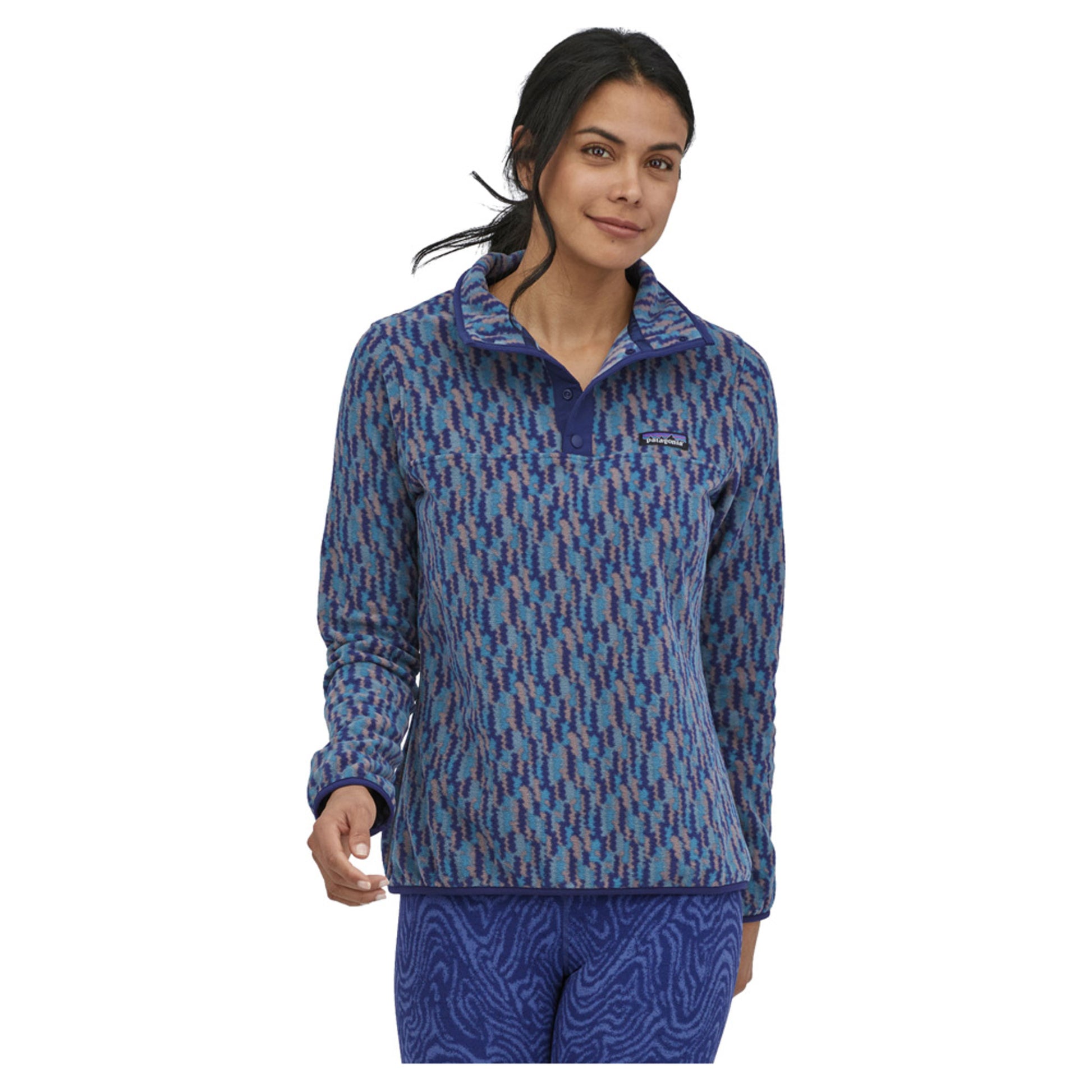 Patagonia Micro D Snap-T Women's Pullover - CLIMBING TREES - XL