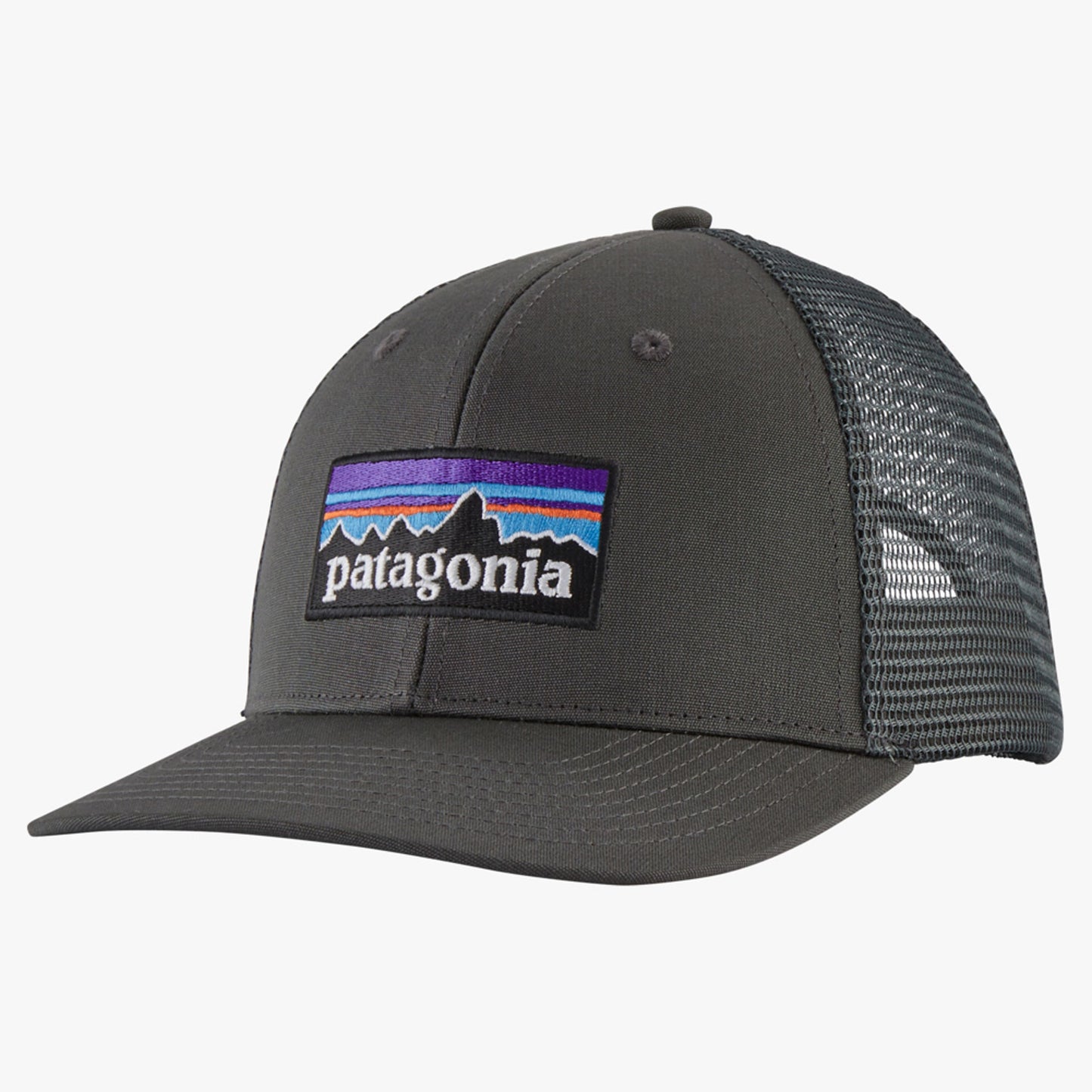 Patagonia P-6 Logo Trucker Cap - FORGE GREY