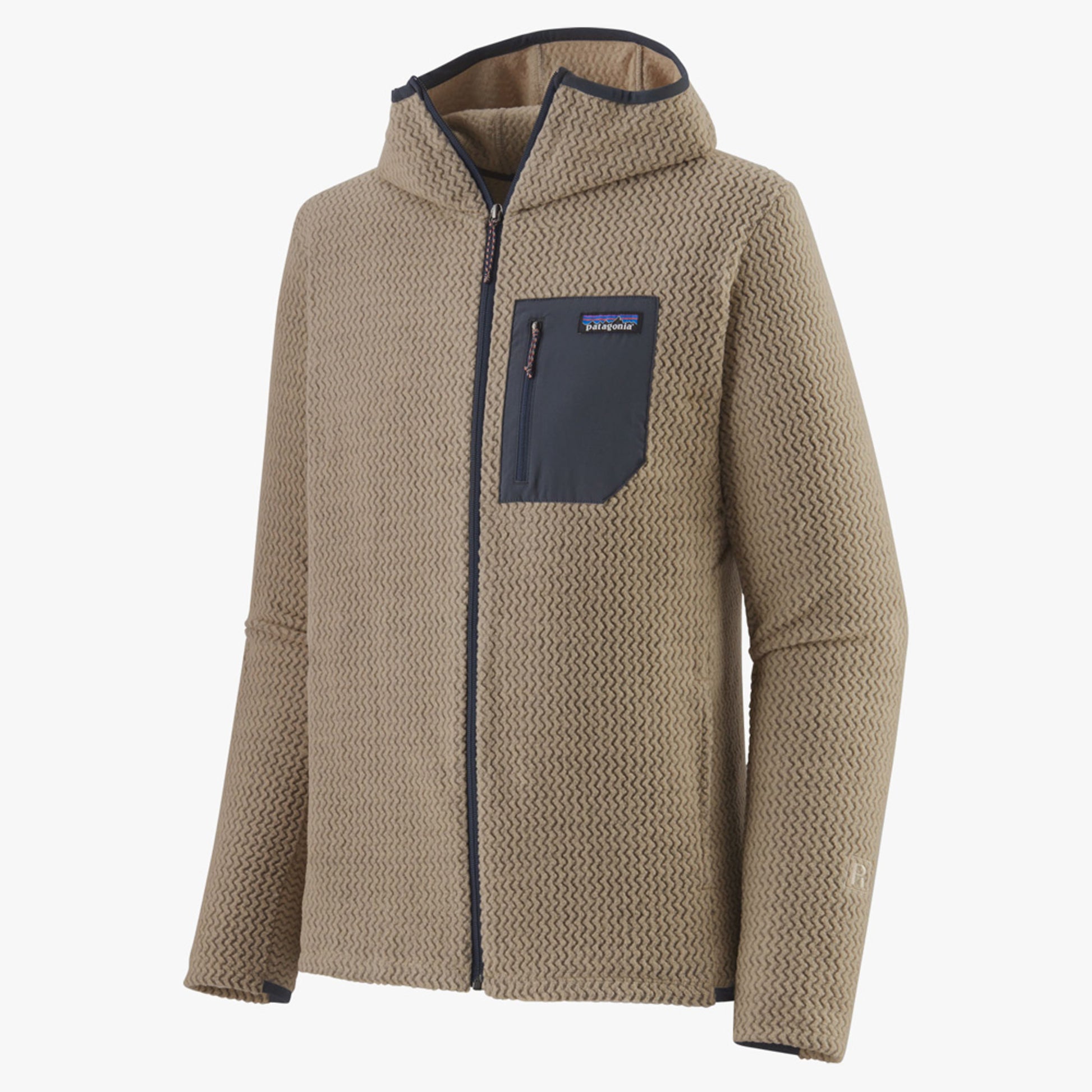 Patagonia R1 Air Men's Full-Zip Hoody - Oar Tan - XXL