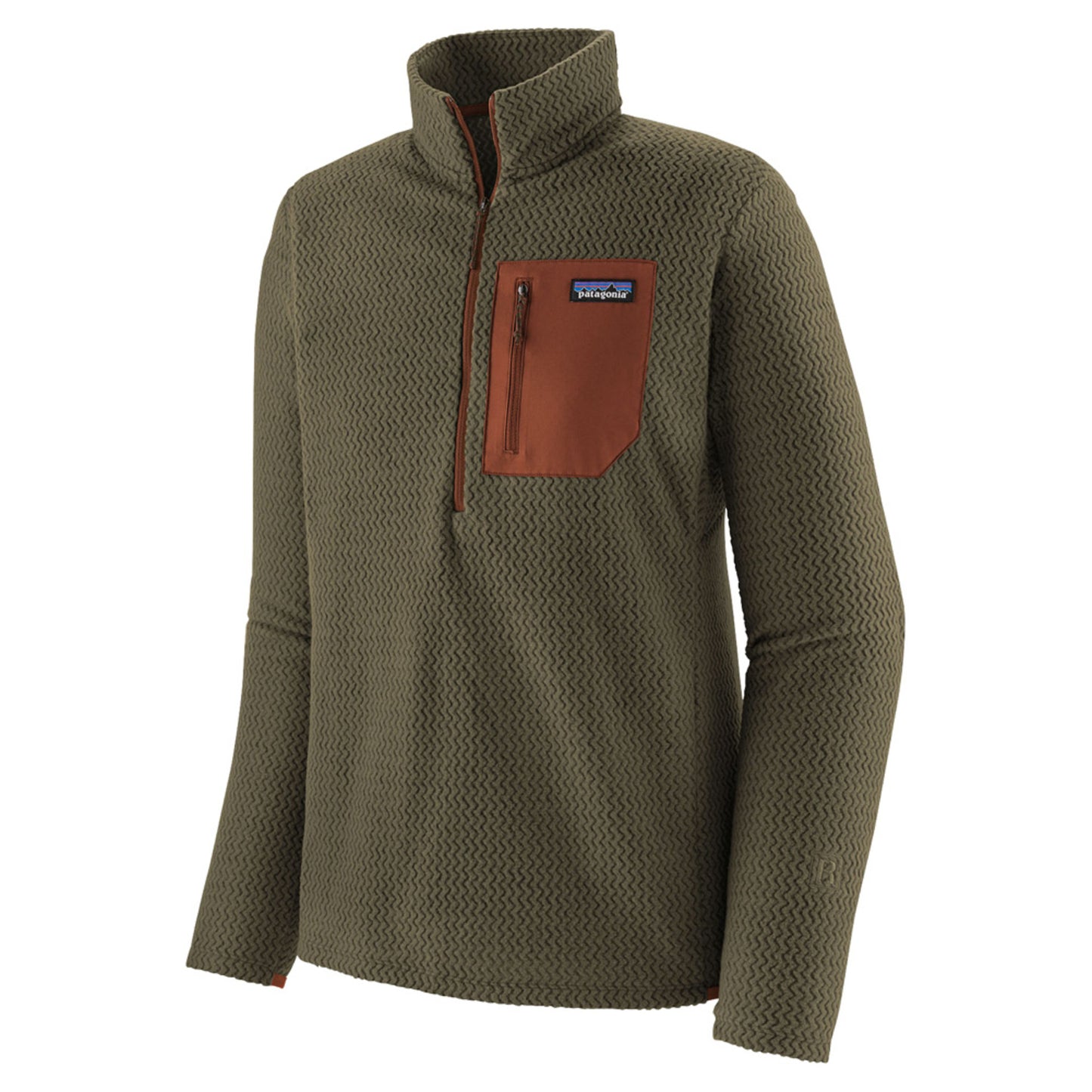 Patagonia R1 Air Men's Zip-Neck - BASIN GREEN - L