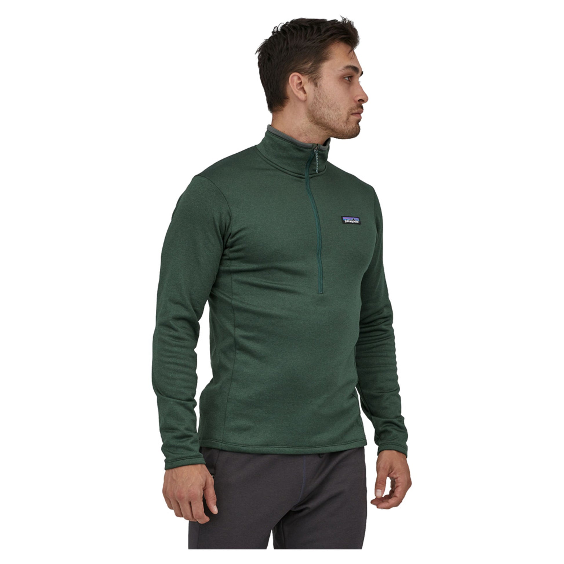 Patagonia R1 Daily Men's Zip-Neck - NORTH GREEN_PIN - XL