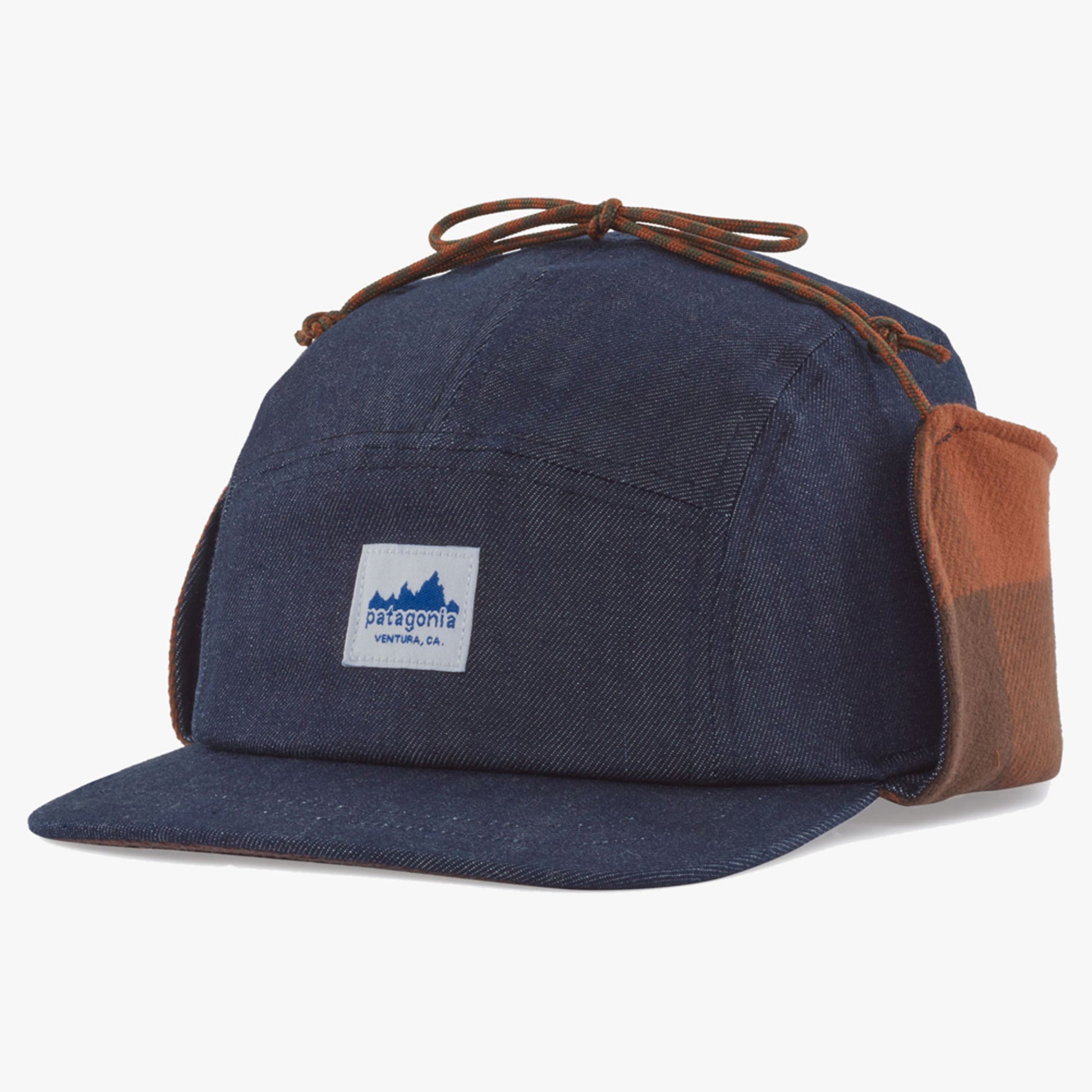Patagonia Range Earflap Cap - Upriver: Sisu Brown - L