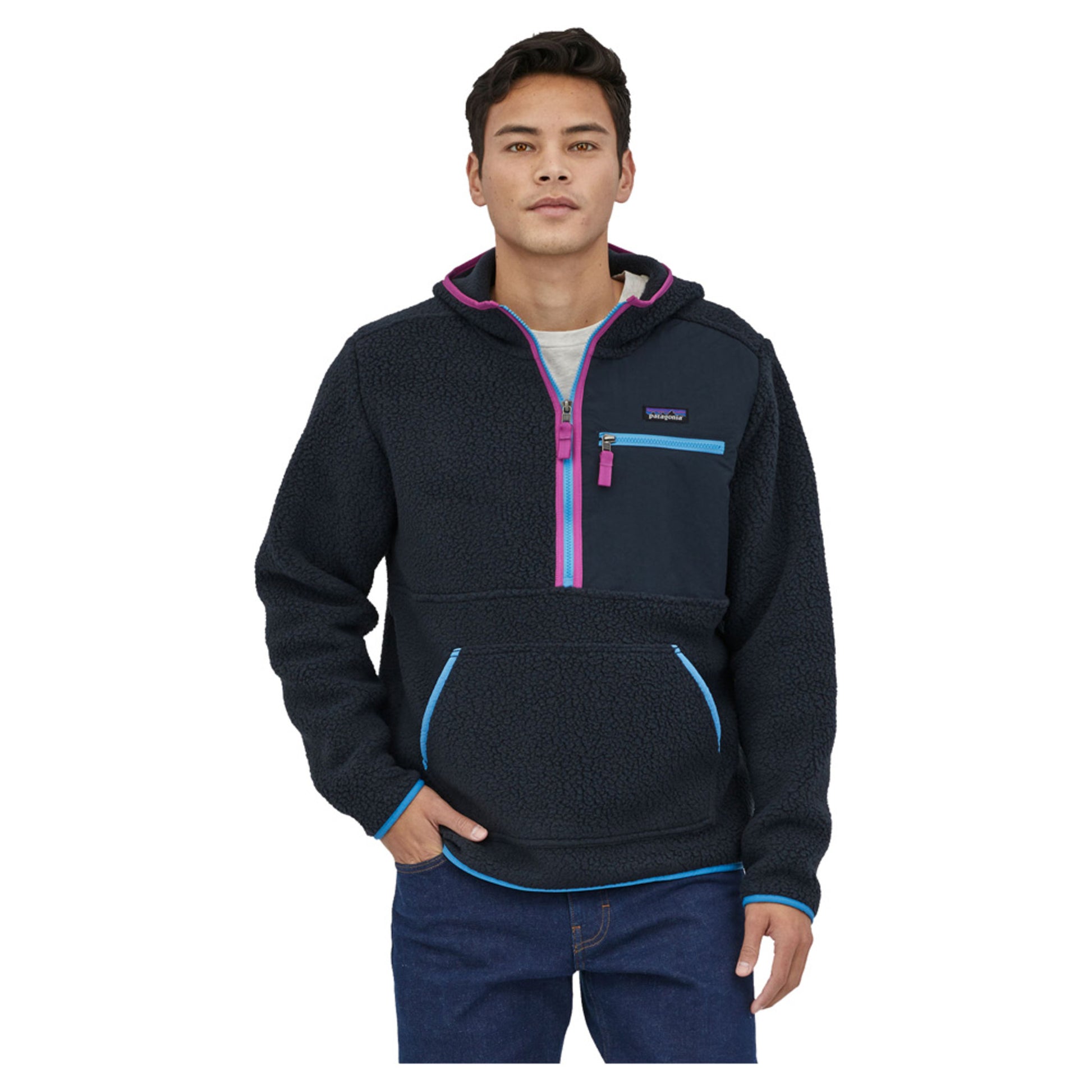 Patagonia Retro Pile Men's Pullover - PITCH BLUE - XL