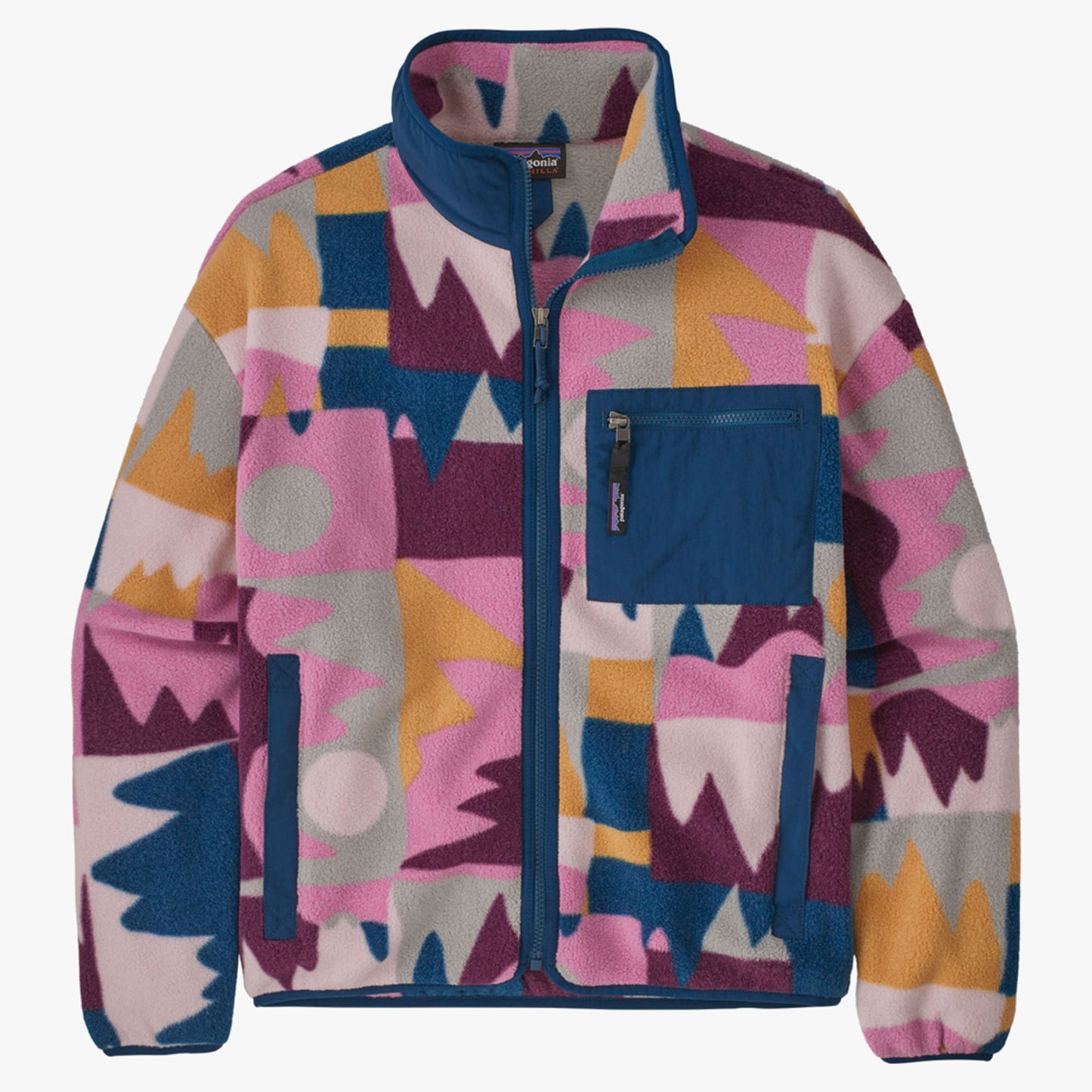 Patagonia Synchilla Women's Jacket - Frontera Marble Pink - XXL