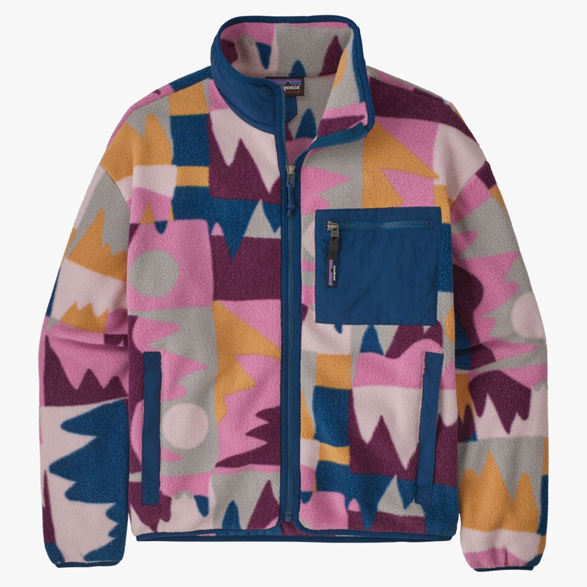 Patagonia Synchilla Women's Jacket - Frontera Marble Pink - XXL