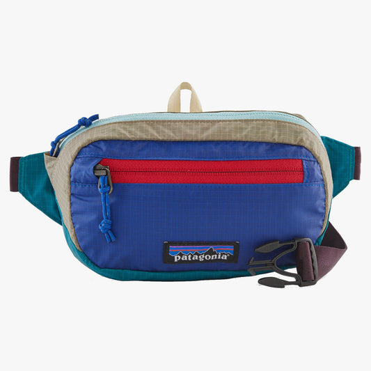 Patagonia Ultralight Black Hole Mini Hip Pack - Patchwork: Belay Blue