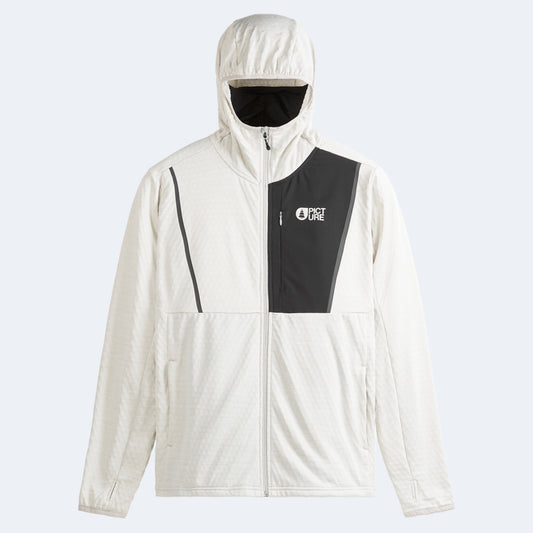 Picture Bake Grid Men's Full-Zip Fleece