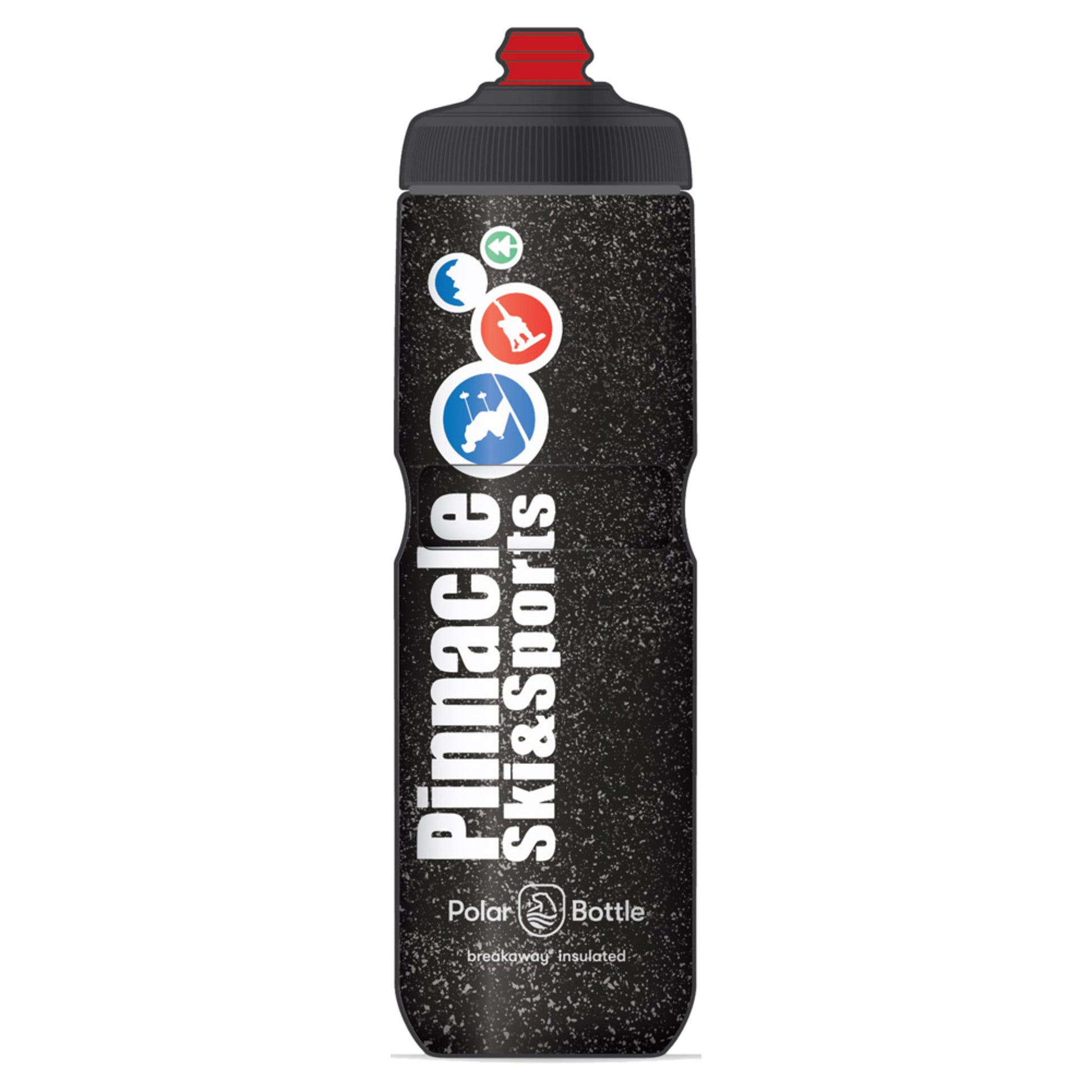 Pinnacle Breakaway Cap 20oz Water Bottle - ESSENTIAL BLACK
