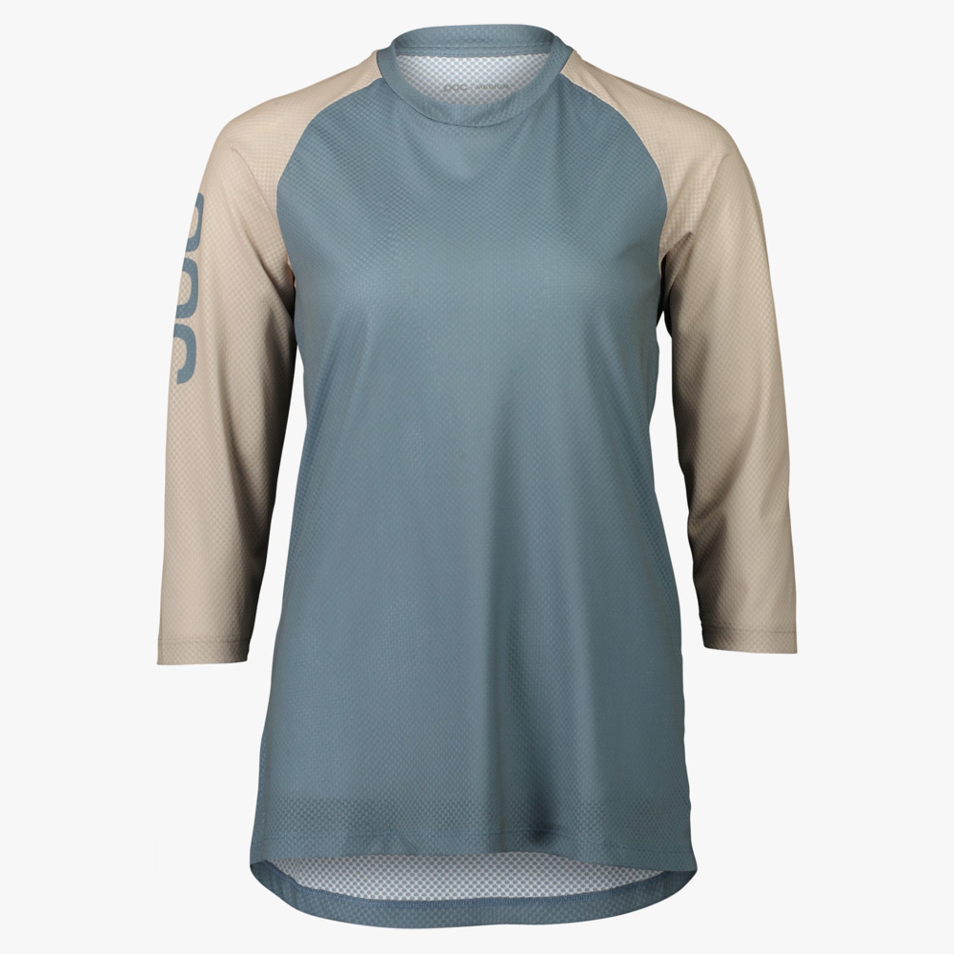 POC MTB Pure Women's 3/4 Jersey - Calcite Blue_Light Sandstone Beige - XL
