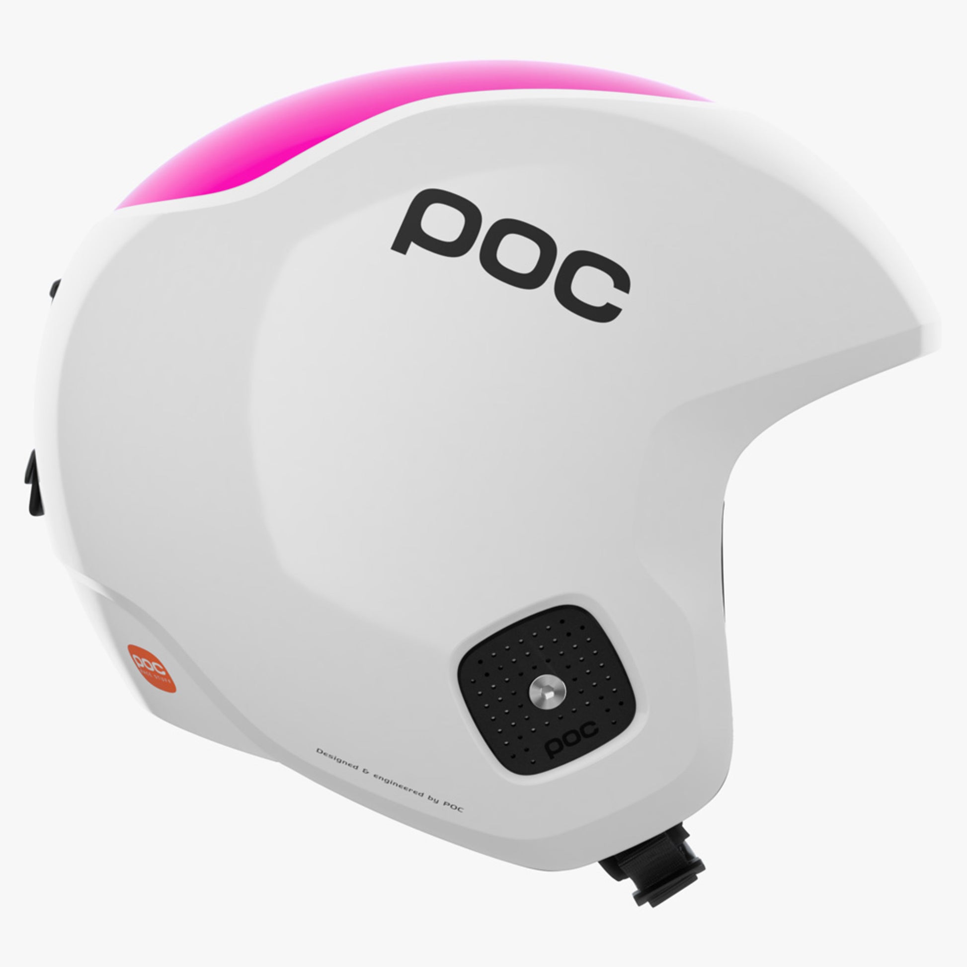 POC Skull Dura Junior Helmet - Hydrogen White/Fluorescent Pink - M L