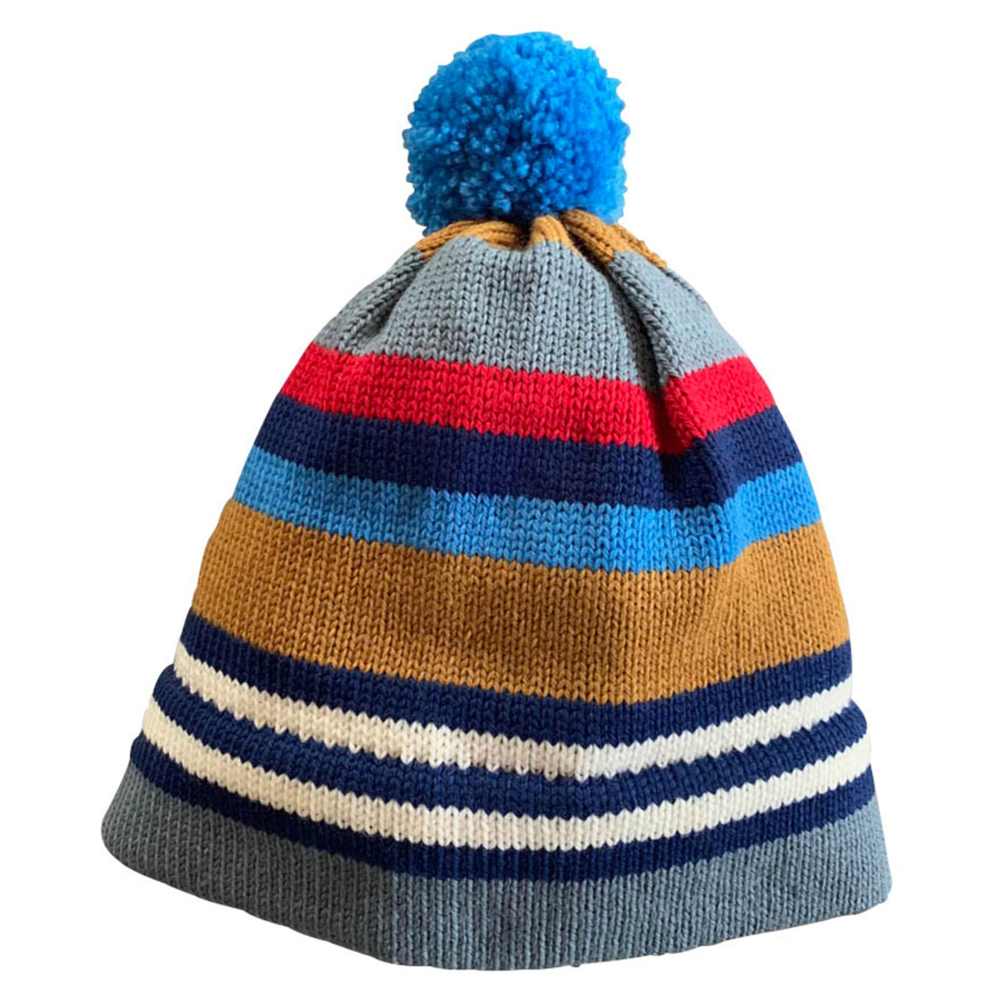 Popia Wild Stripe Hat - CARAMEL