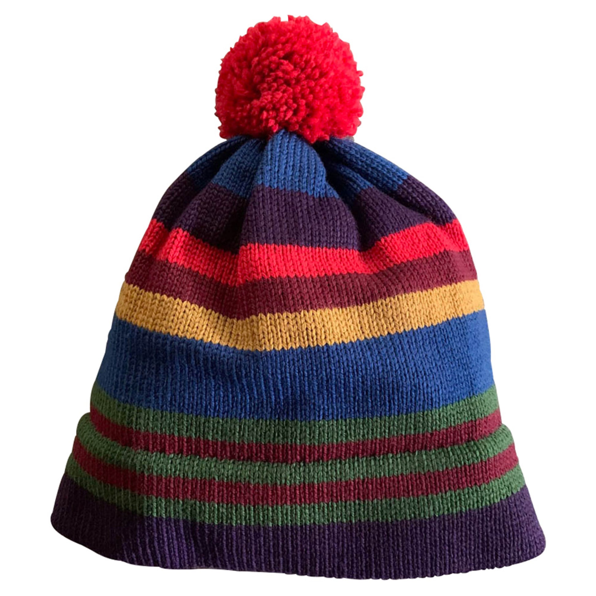 Popia Wild Stripe Hat - NAVY