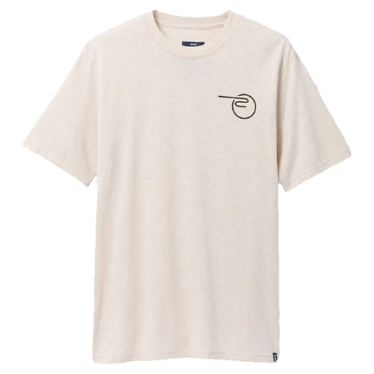 Prana Mountain Maven Short Sleeve Men's T-Shirt - STONE HEATHER - S