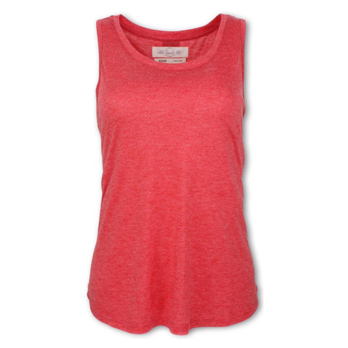 Purnell Gathered Yoke Women's Tank Top - RED - XL