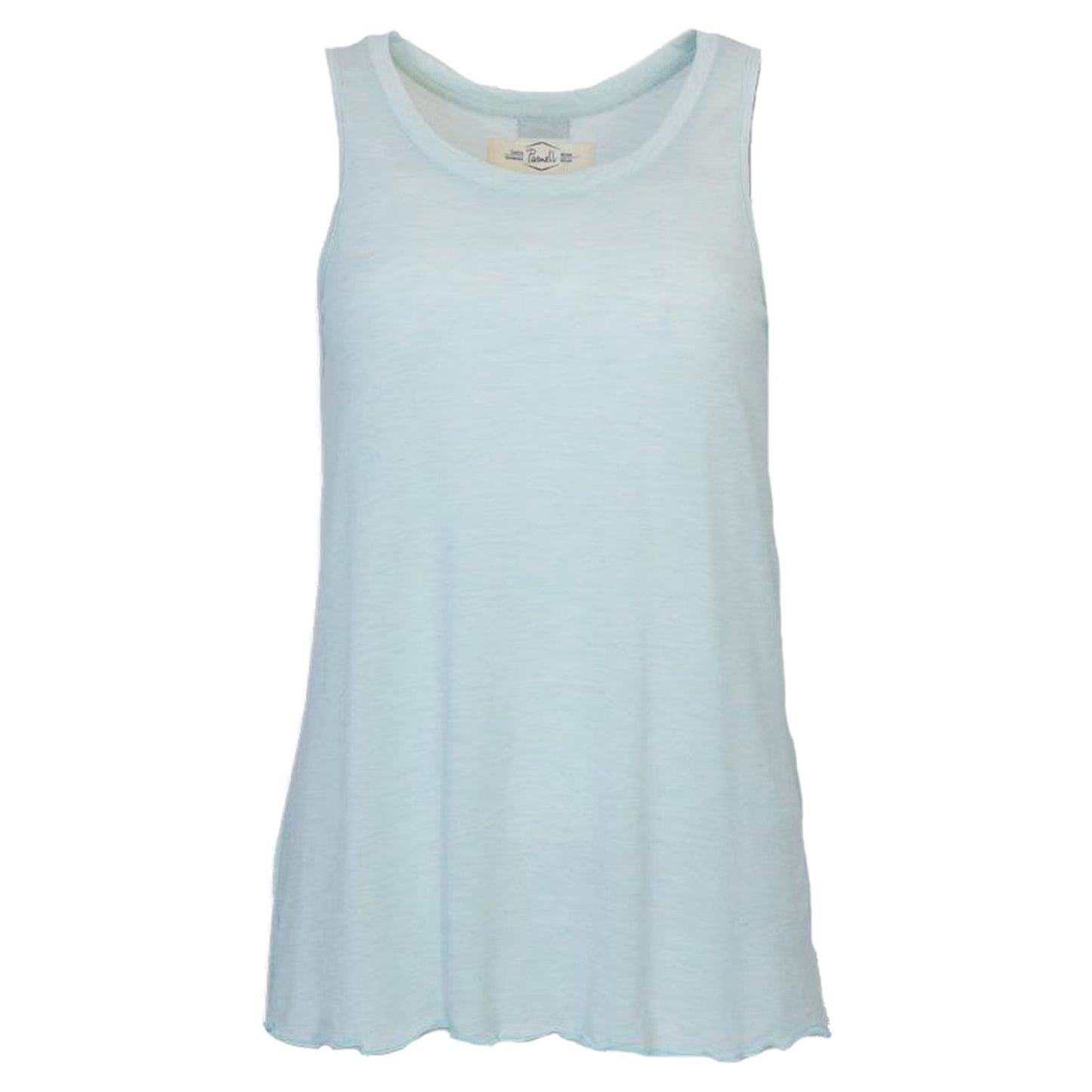 Purnell Purl Stitch Women's Tank Top - MINT - XL