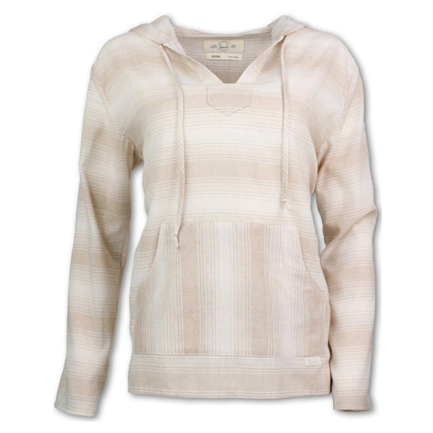 Purnell Striped Women's Pullover - TAN - XL