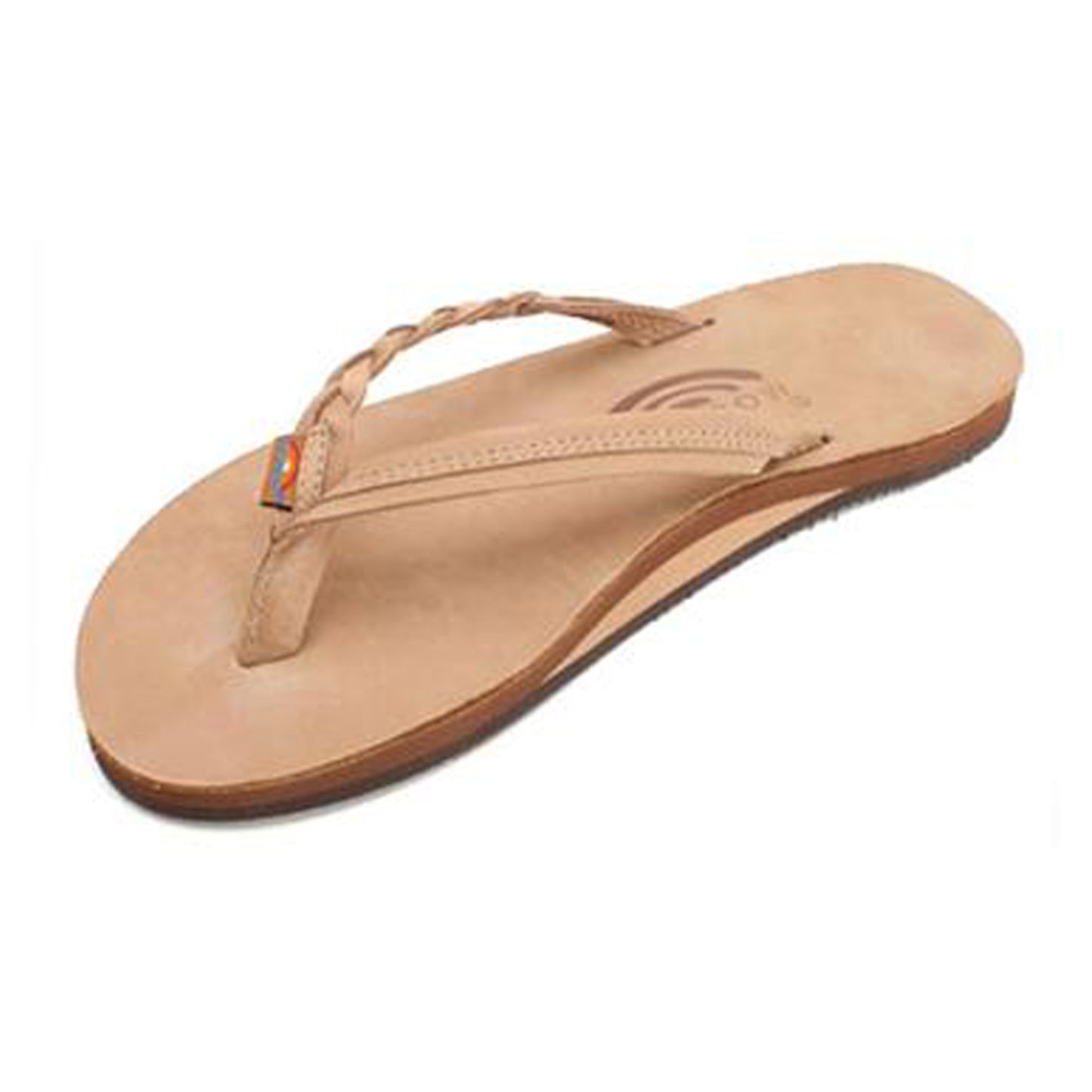 Rainbow Flirty Braidy Women's Sandals - BROWN - XL