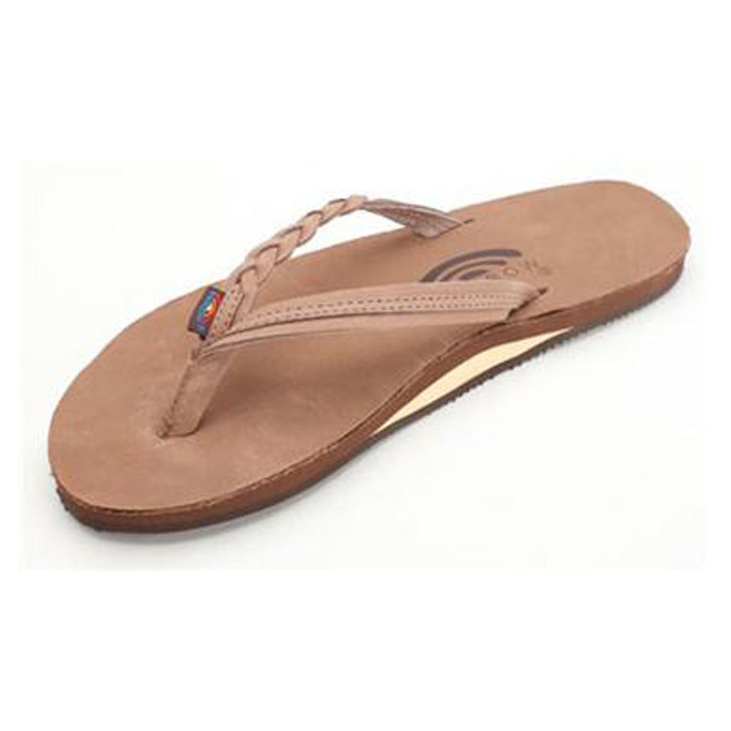 Rainbow Flirty Braidy Women's Sandals - DARK BROWN - XL