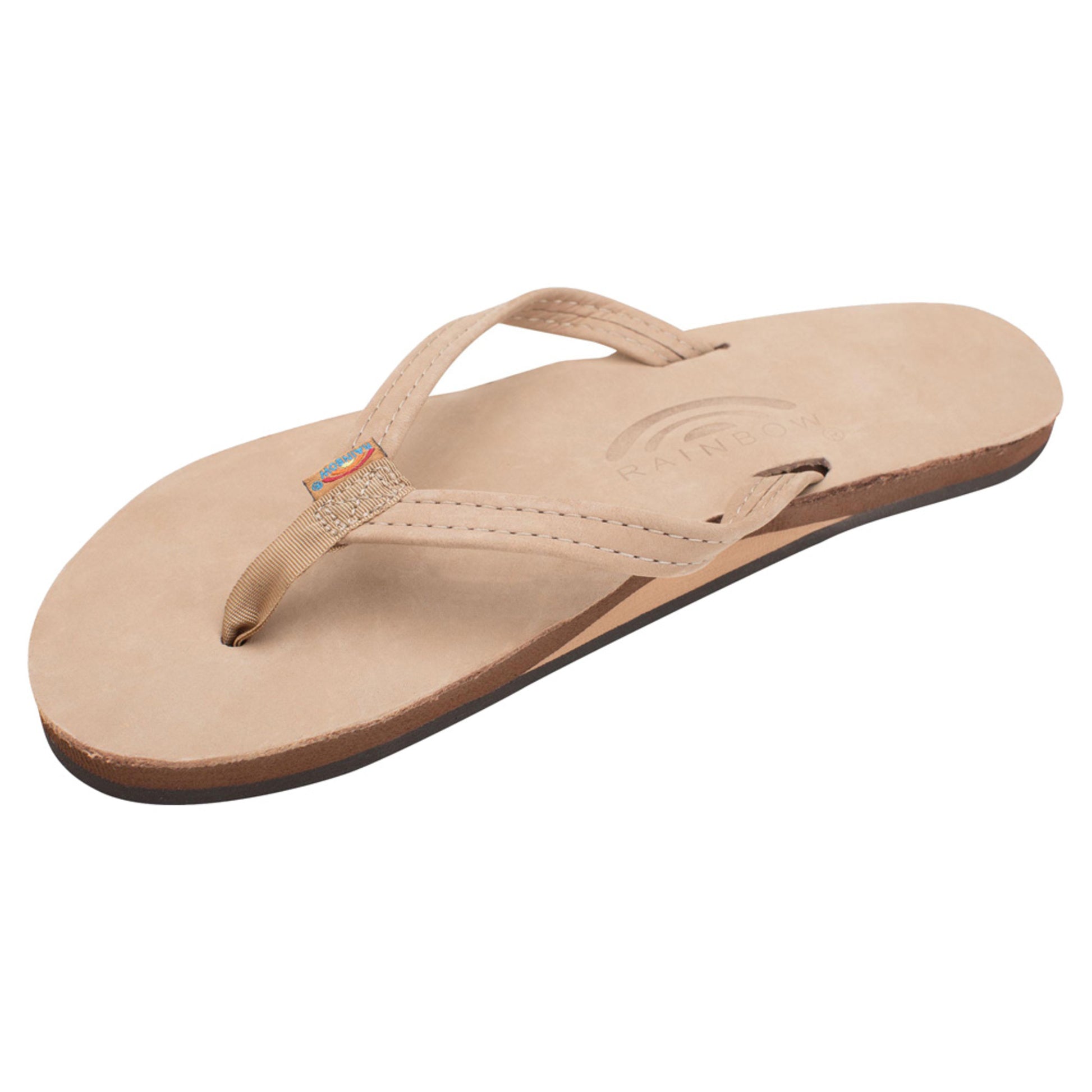Rainbow Sandals Single Layer Premier Narrow Strap Women's Sandals - SIERRA BROWN - XL