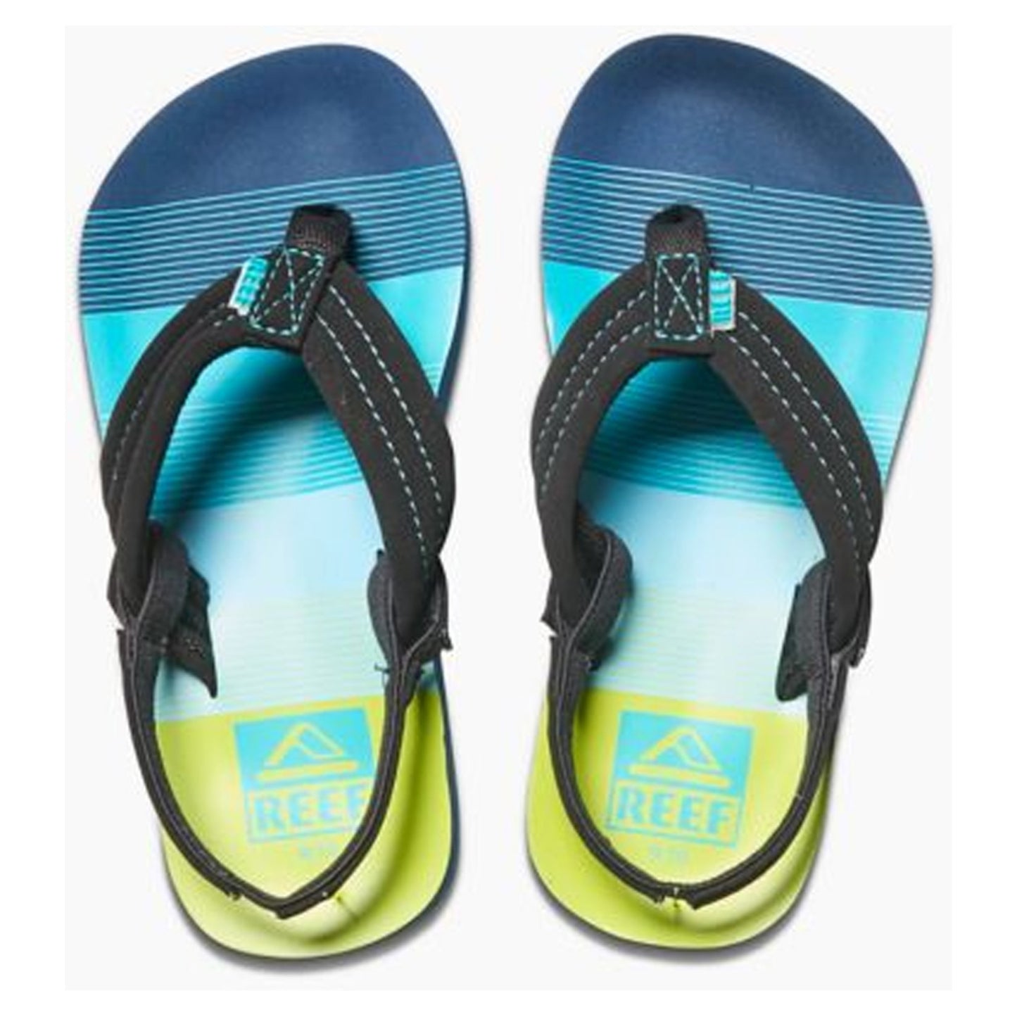 Reef Toddler Ahi Sandals - AQUA GREEN - 9-10