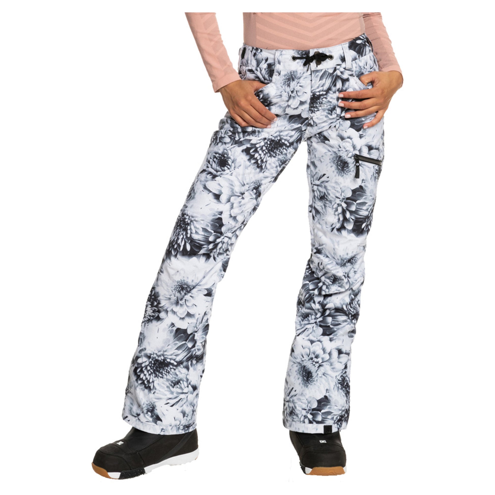 Roxy Nadia Printed Pant - BRIGHT WHITE FU - S