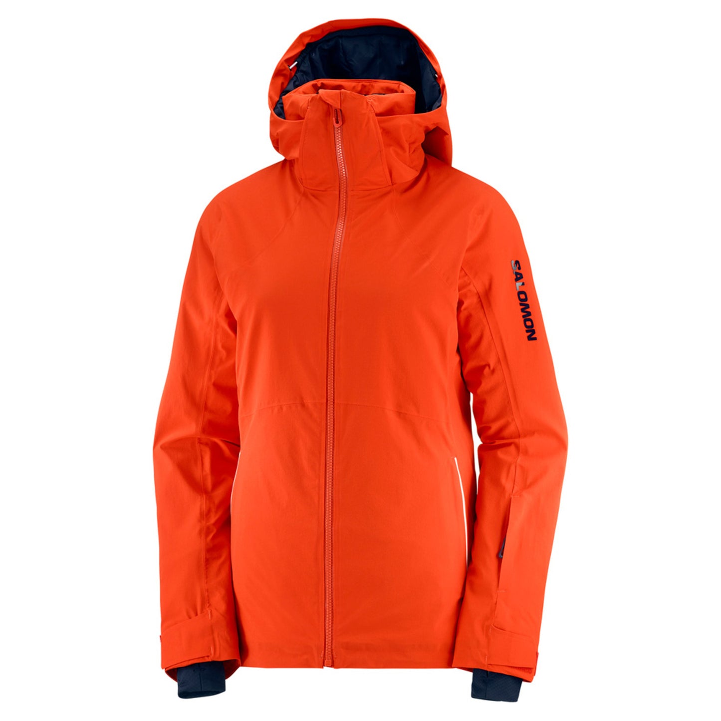 Salomon Brilliant Women's Jacket - FIERY RED_NIGHT - XS