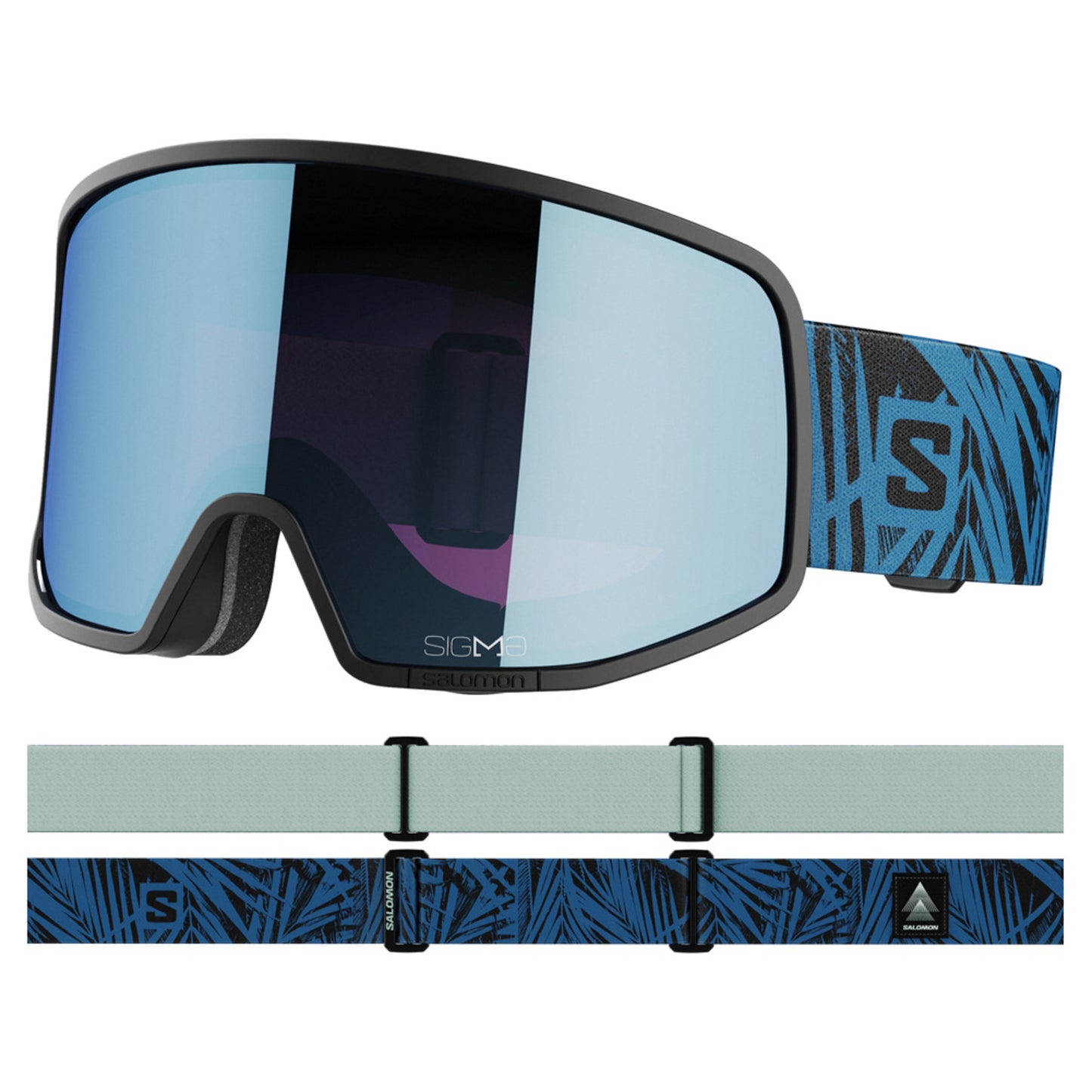 Salomon Lo Fi Sigma Goggles - BLACK - EMERALD