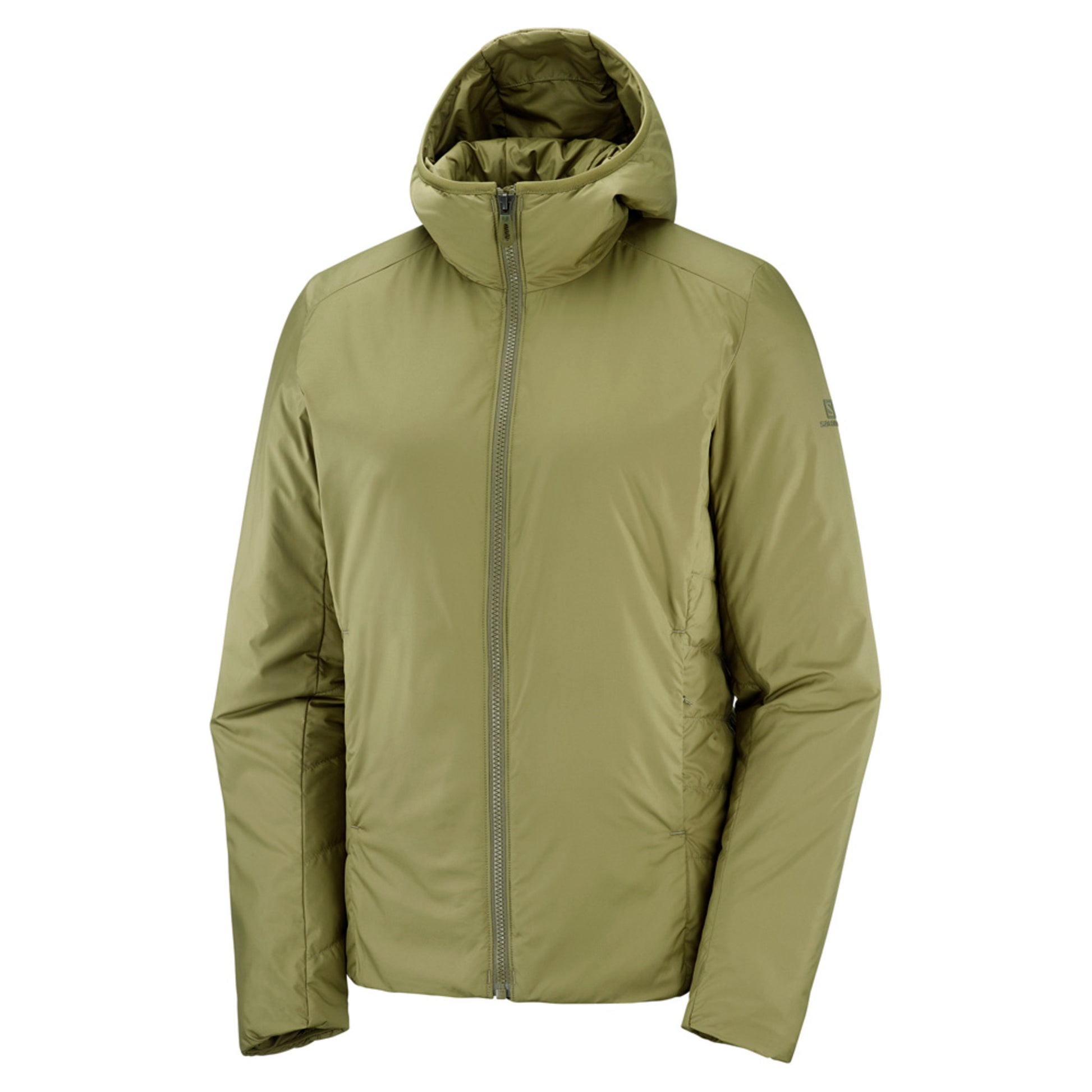 Salomon Outrack Insulated Women's Hoodie - MARTINI OLIVE - XXL