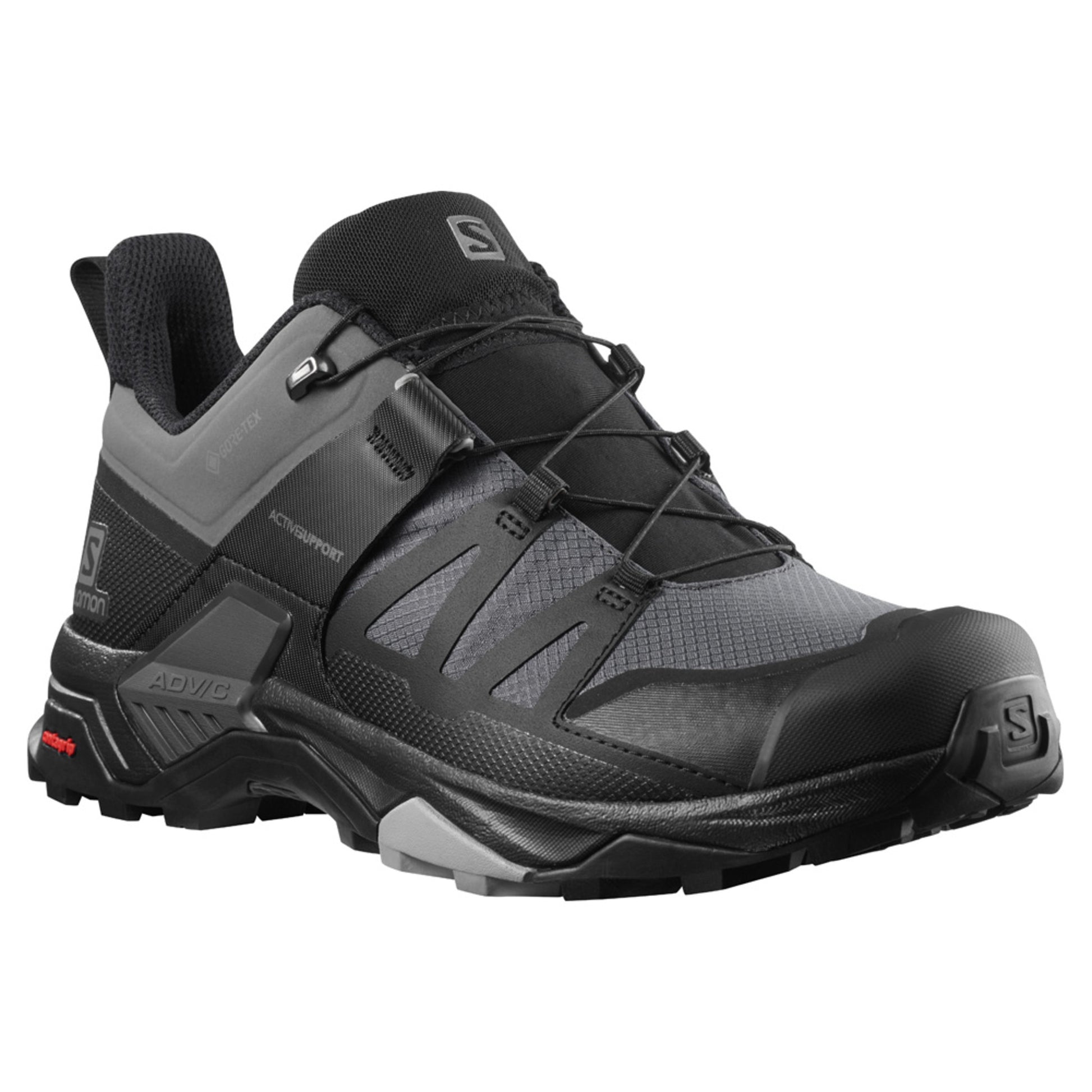 Salomon X Ultra 4 Mid Gore-Tex Men's Hiking Boot - MAGNET BLACK - 9.5