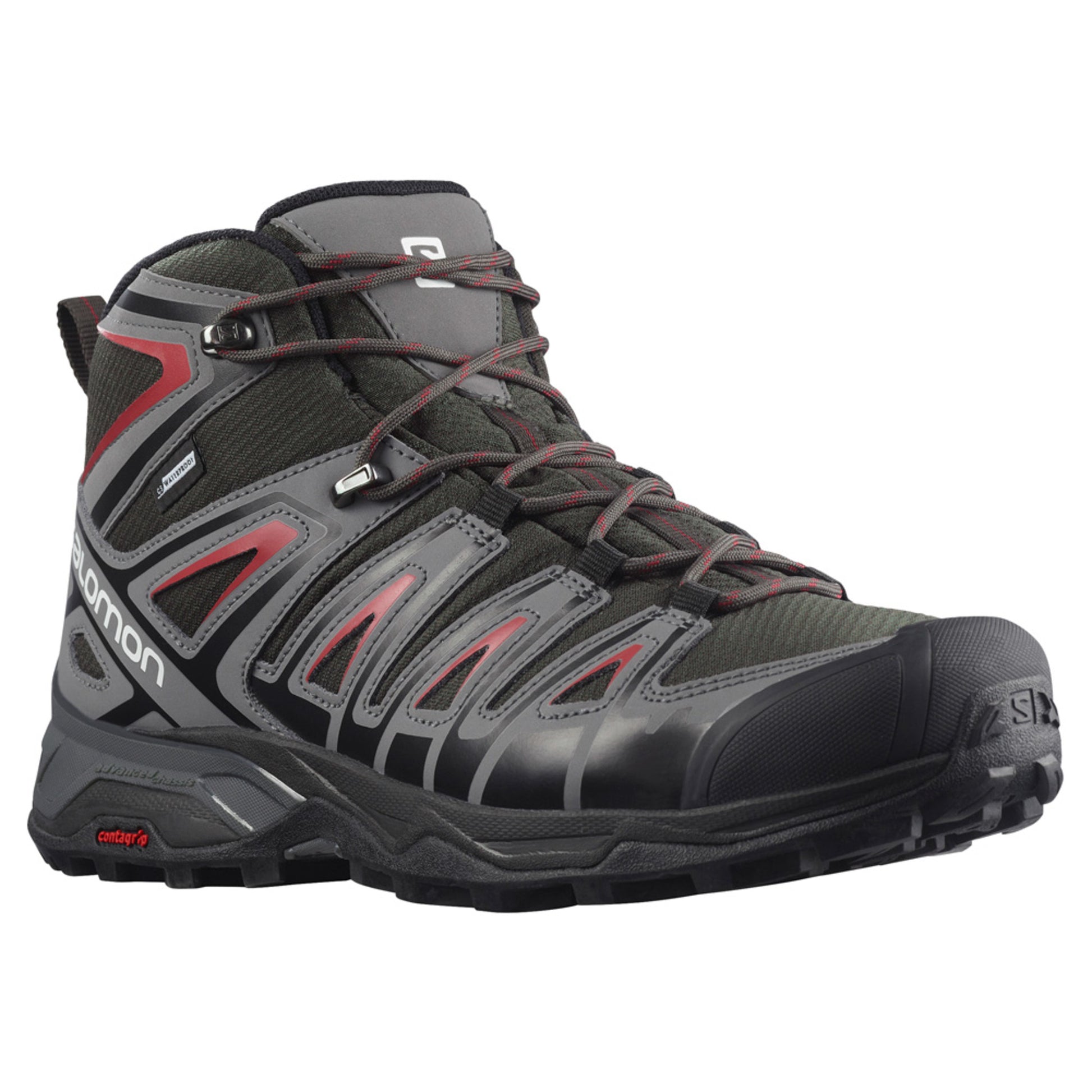 Salomon X Ultra Pioneer Mid CSWP Men's Shoes - PEAT QUIET SHAD - 9.5
