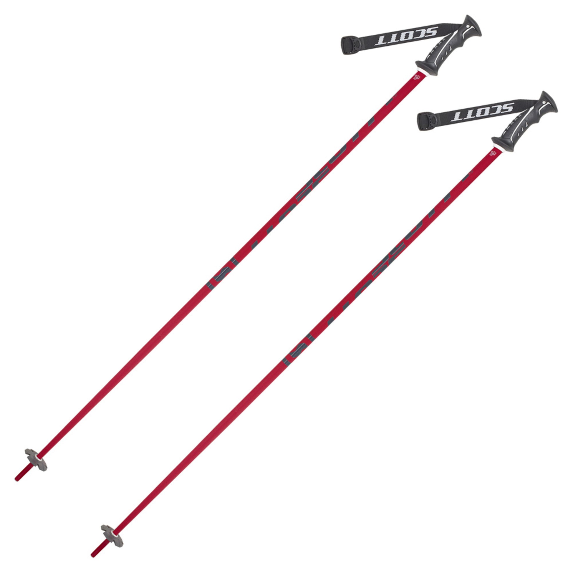 Scott Decree Re-entry Ski Poles - DARK RED - 56 IN