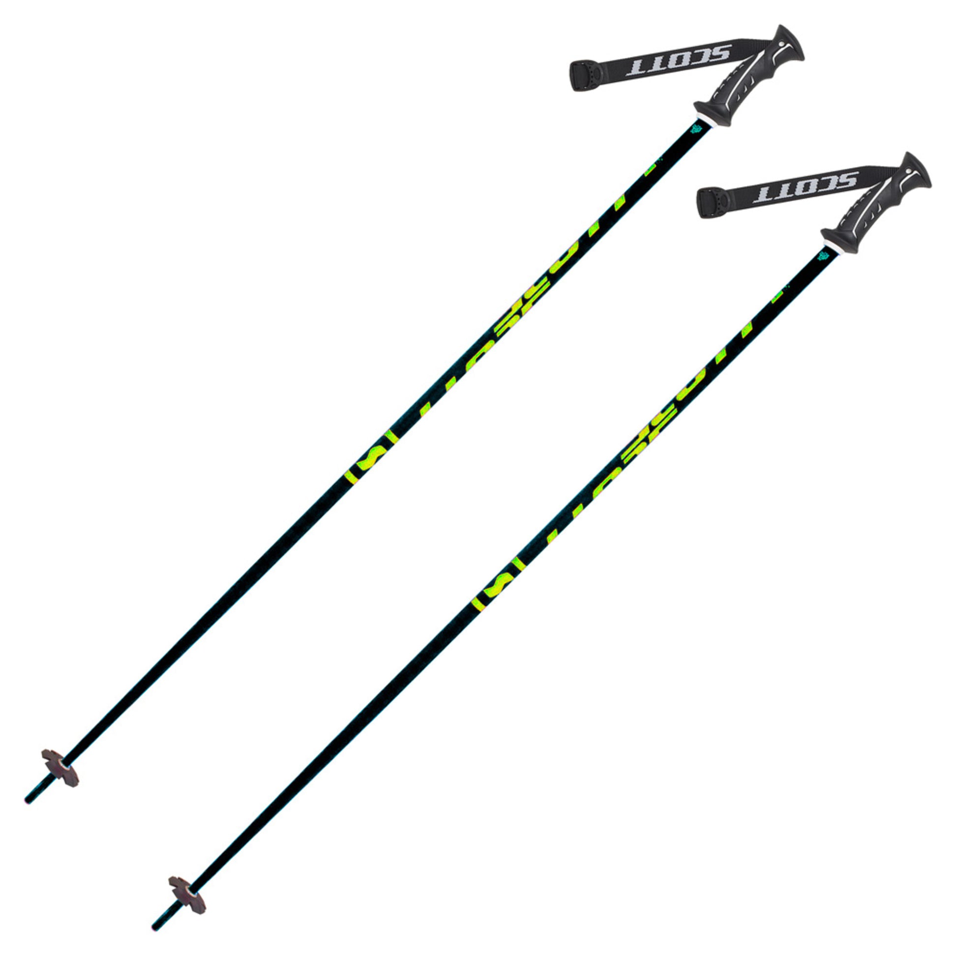 Scott Decree Re-entry Ski Poles - YELLOW - 52 IN