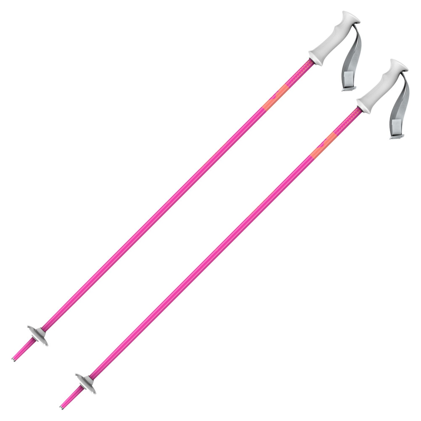 Scott Element Jr. Poles - HIGH VIZ PINK - 44" / 110CM