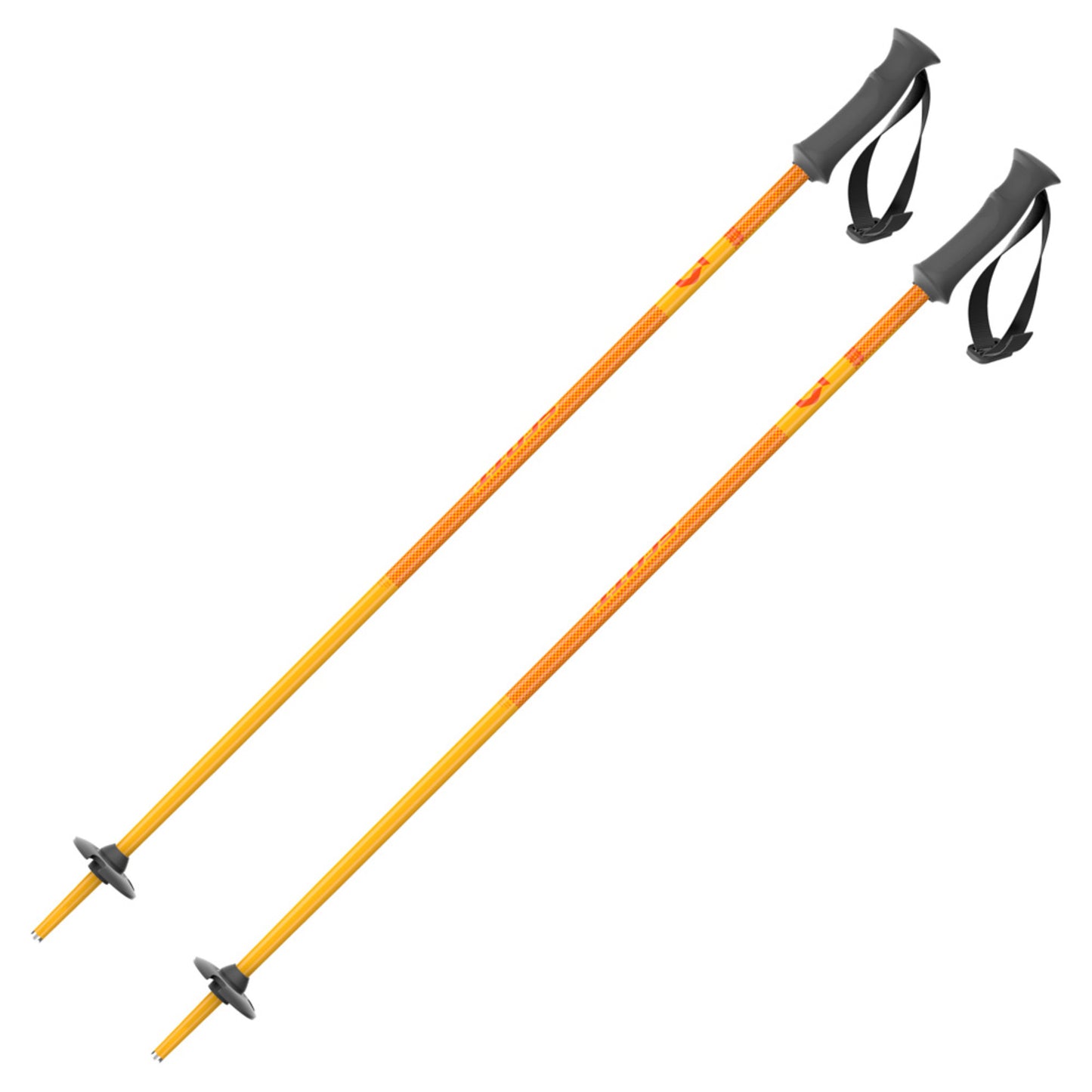 Scott Element Jr. Poles - NEON ORANGE - 44" / 110CM