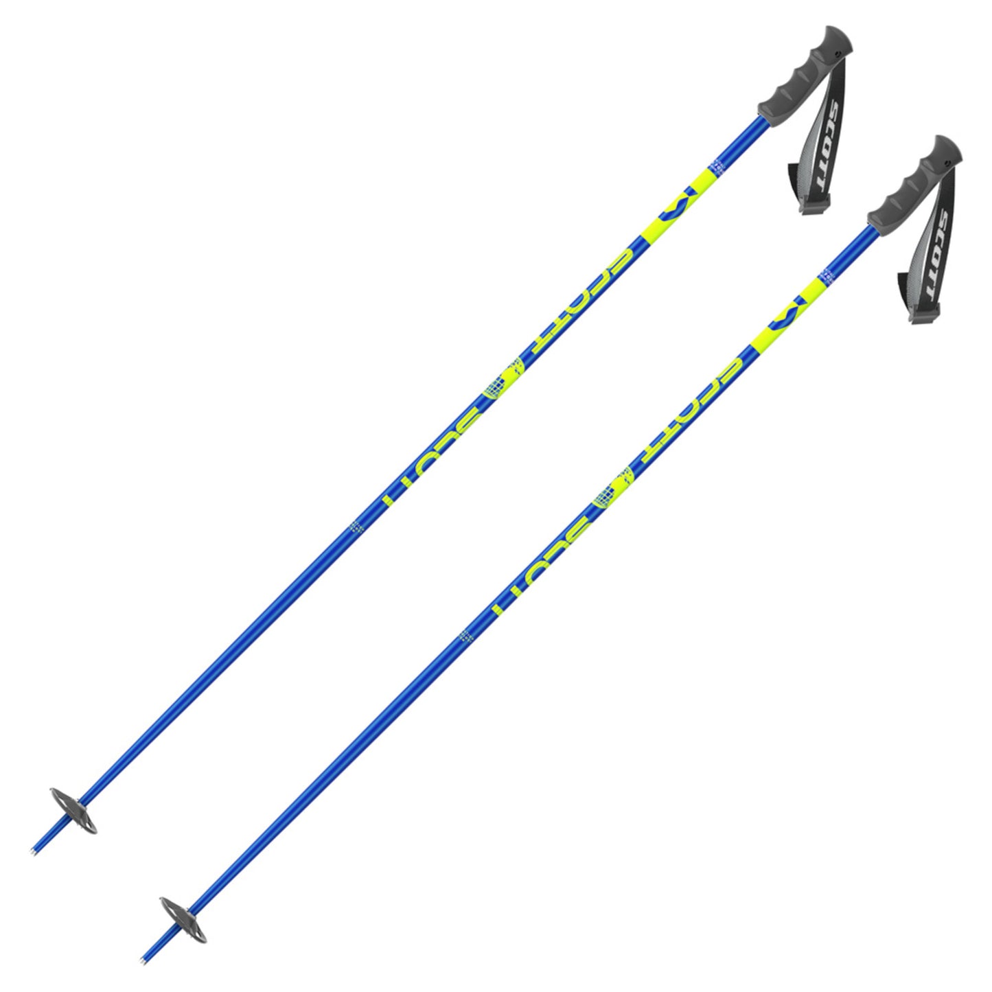 Scott Riot Ski Poles - ROYAL BLUE - 54" / 135CM