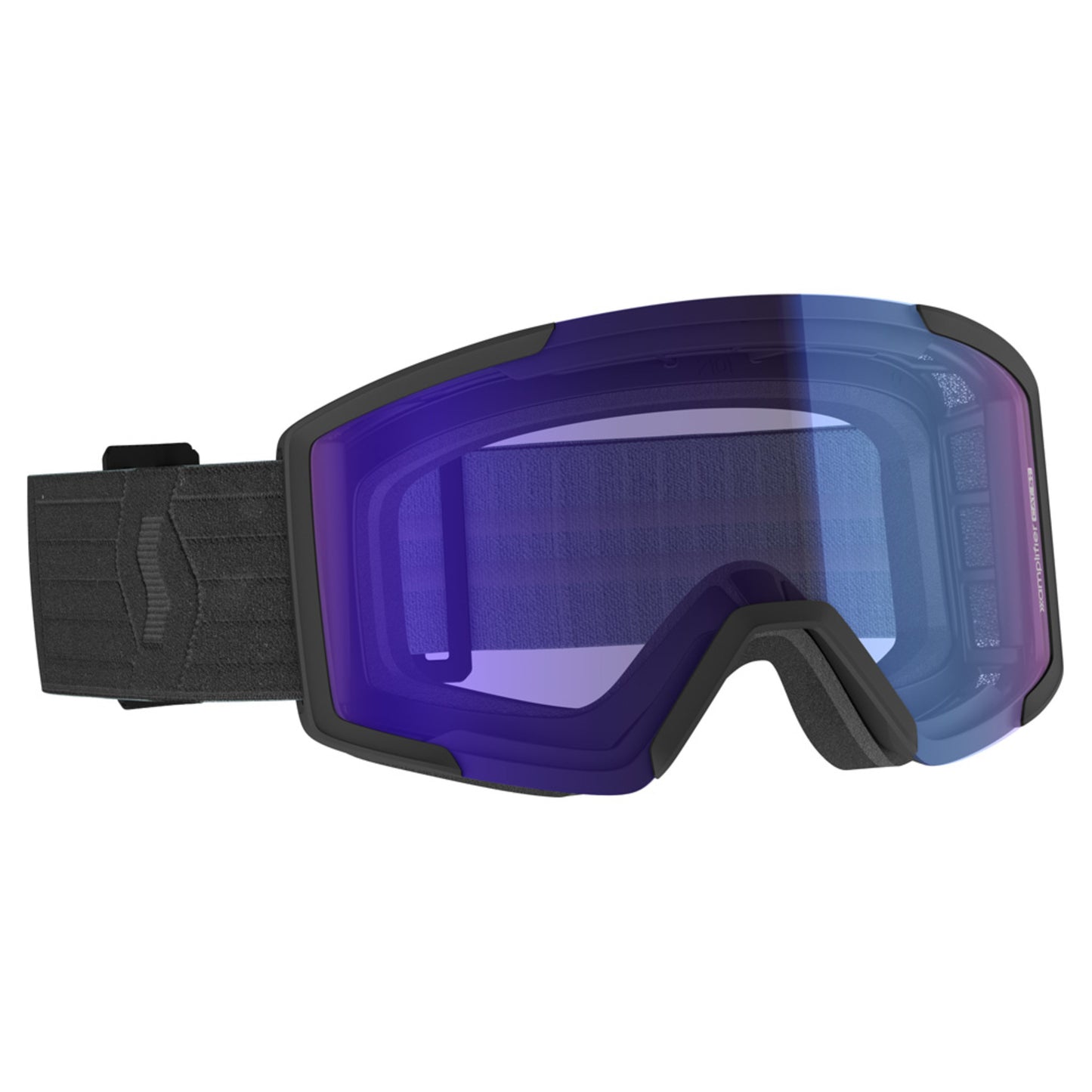 Scott Shield Goggle - MINERAL BLACK - ILLUMINATOR BLU