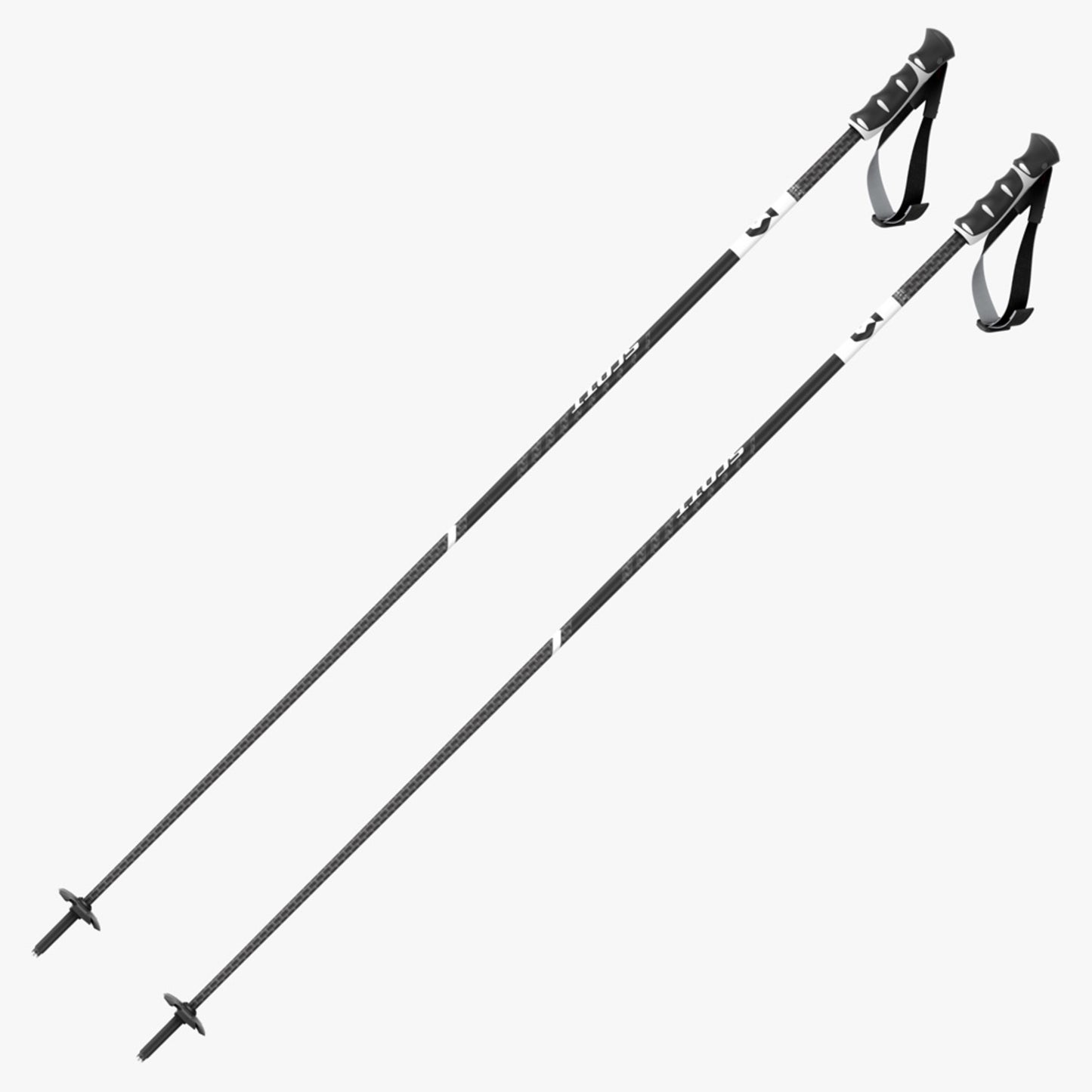 Scott Taper SRS Ski Poles - Black - 50" / 125cm