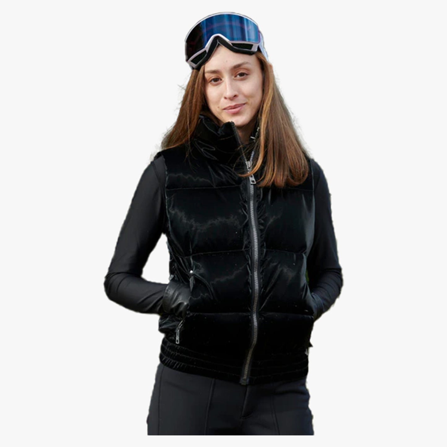 Skea Tess Women's Puffy Vest - Liquid Black - 8