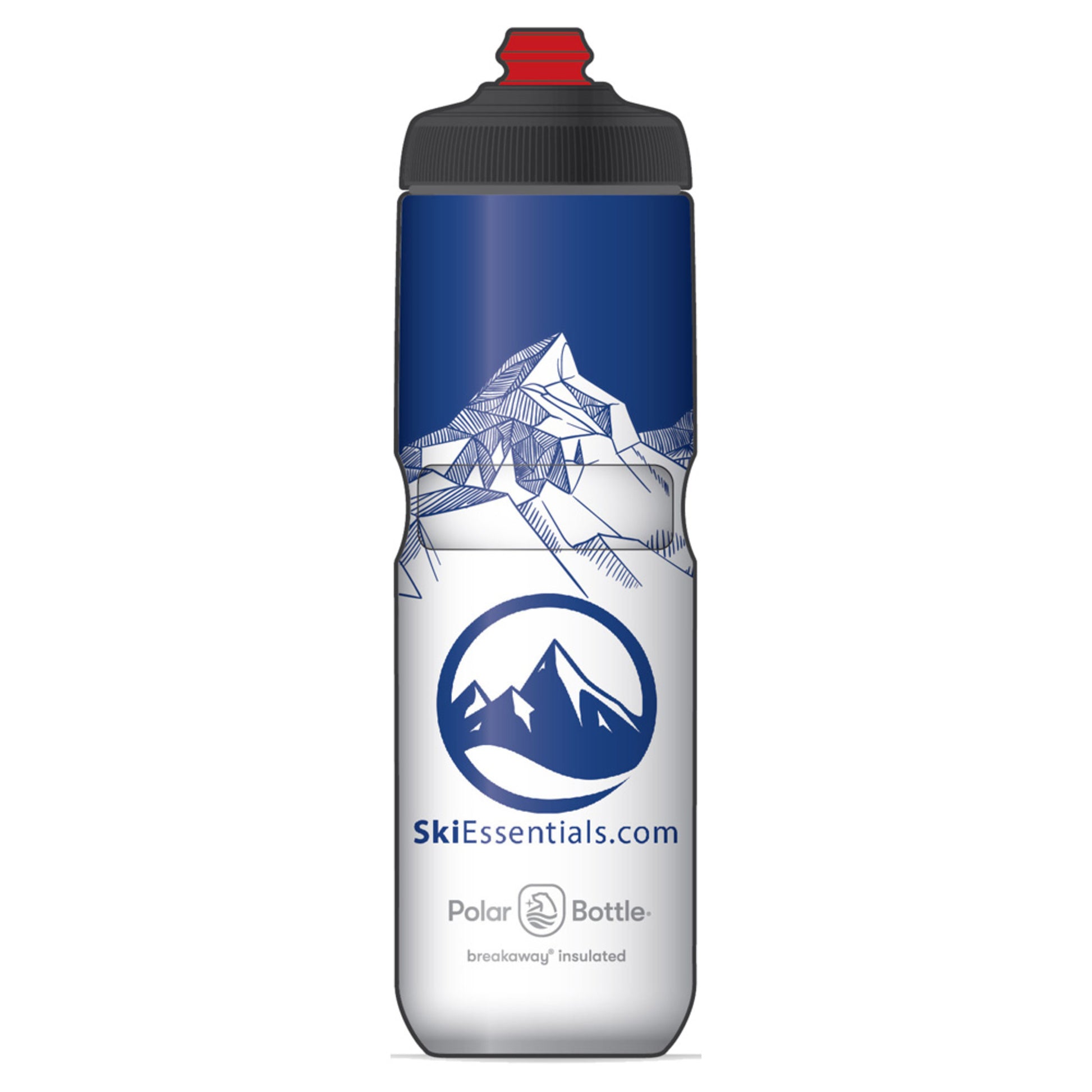 Ski Essentials Breakaway Cap 20oz Water Bottle - SUMMIT