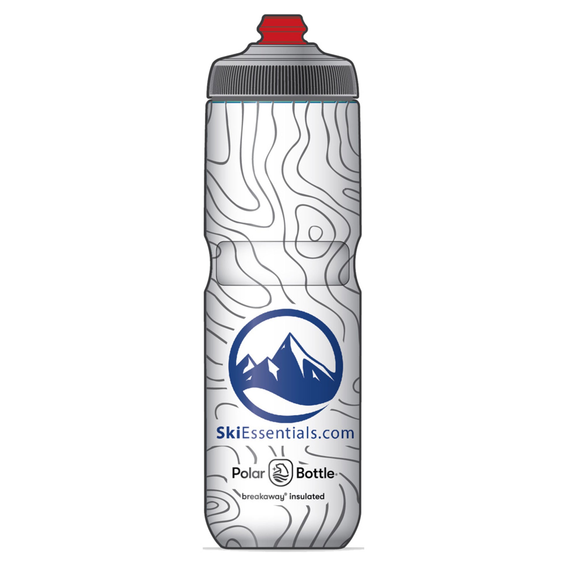 Ski Essentials Breakaway Cap 20oz Water Bottle - TOPO