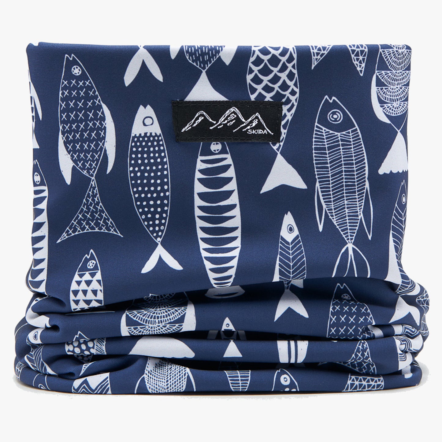 Skida Alpine Fleece-Lined Men's Neckwarmer - Fishy Fish