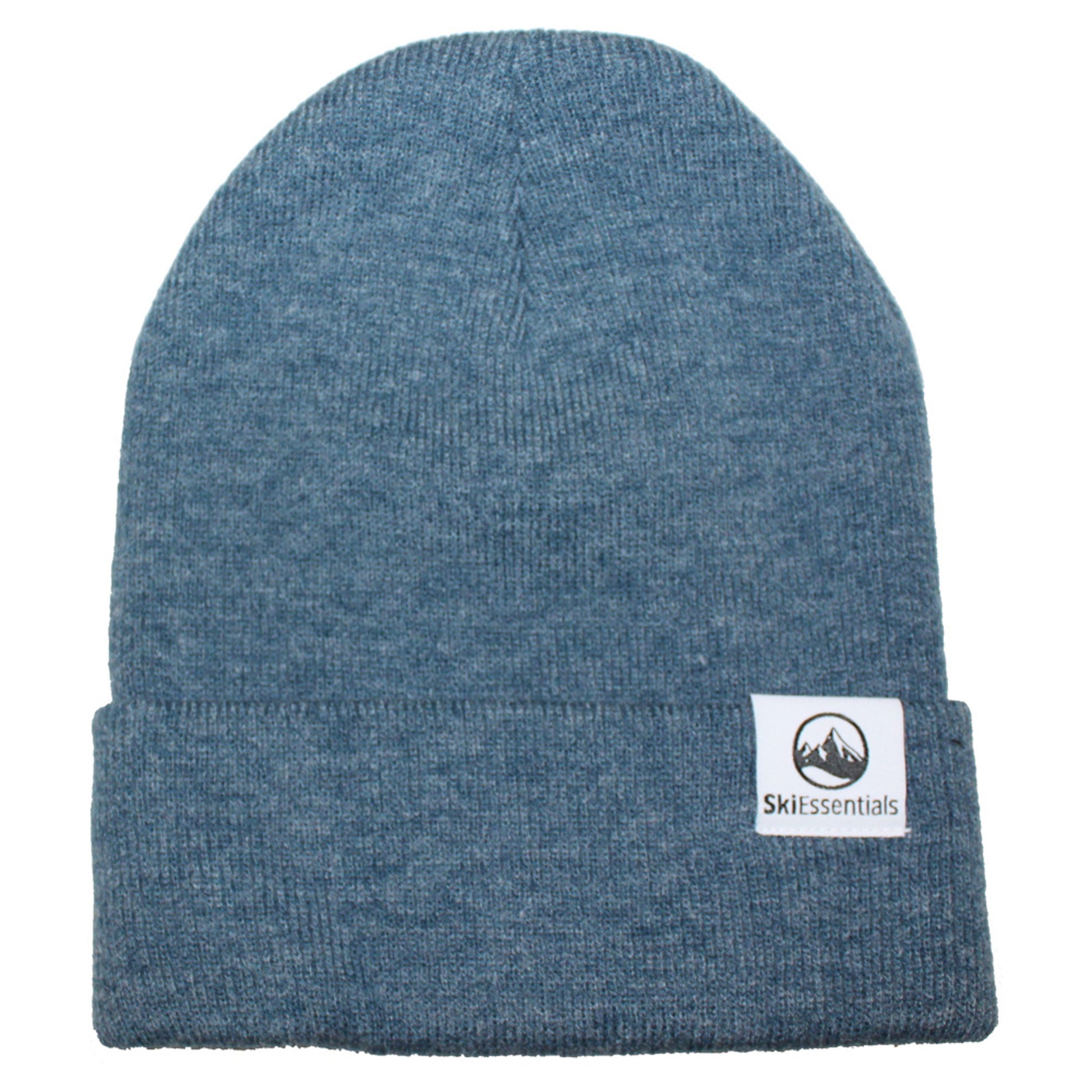 SkiEssentials Winter Beanie Hat - BLUE GREY