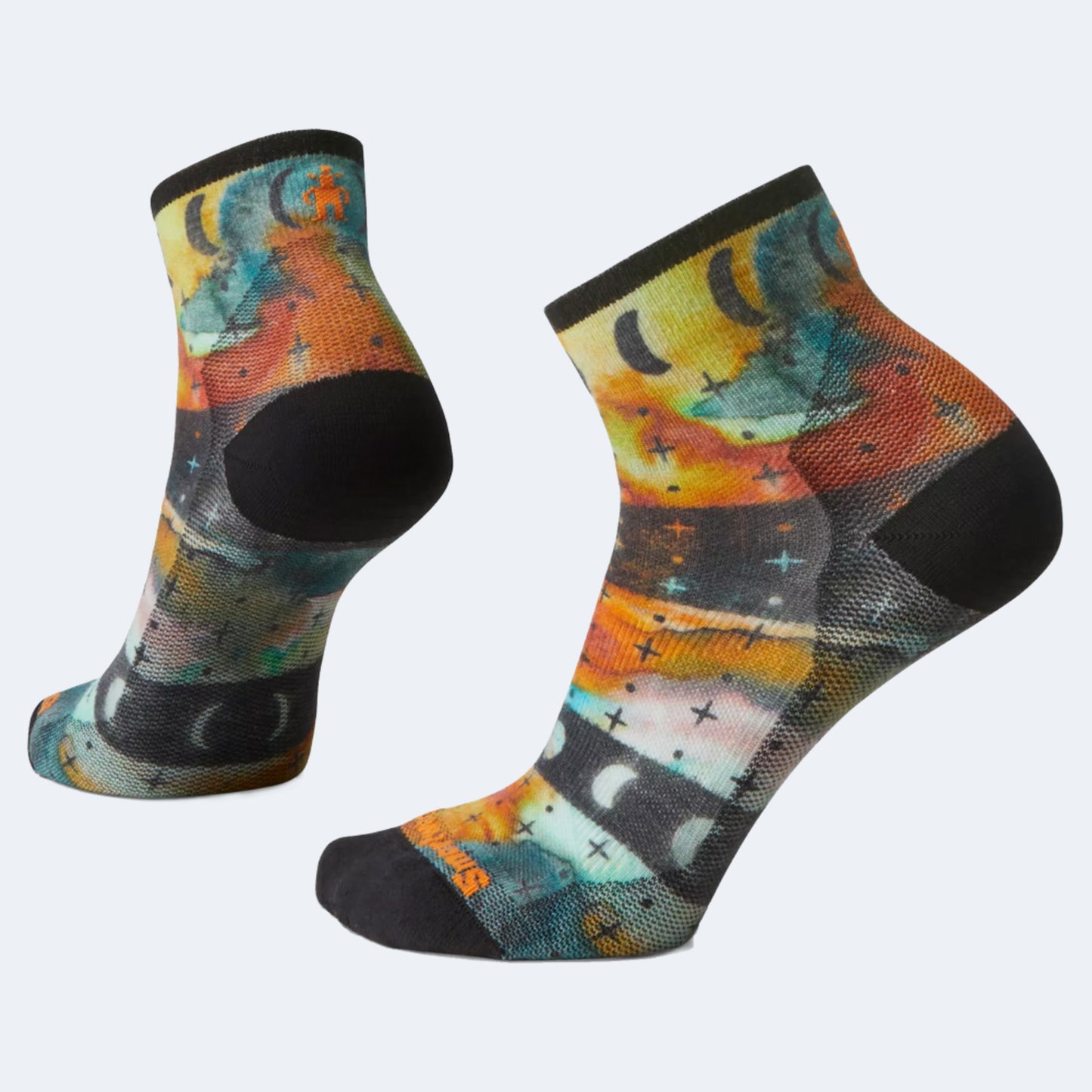 Smartwool Bike Zero Cushion Celestial Print Women's Ankle Socks