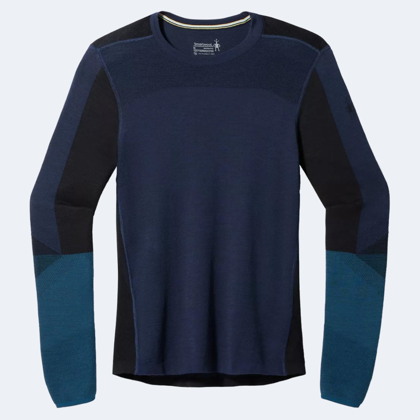 Smartwool Intraknit Thermal Merino Base Layer Men's Colorblock Crew
