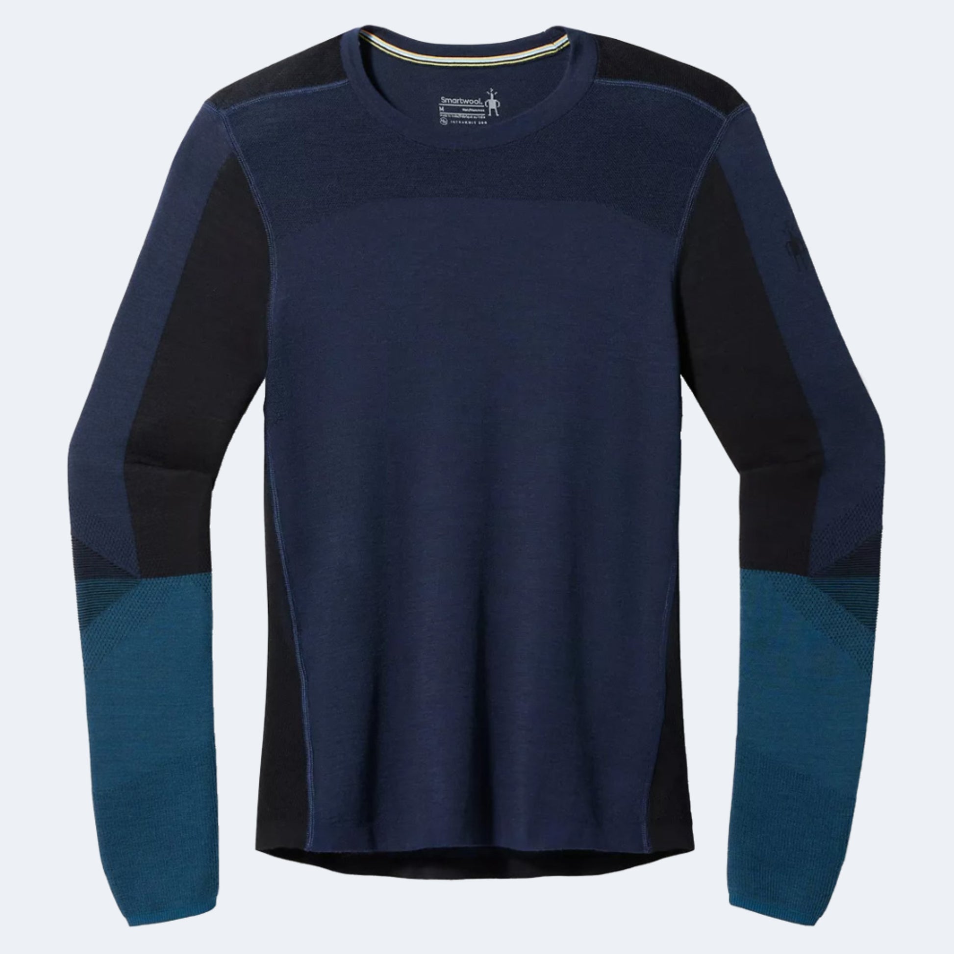 Smartwool Intraknit Thermal Merino Base Layer Men's Colorblock Crew