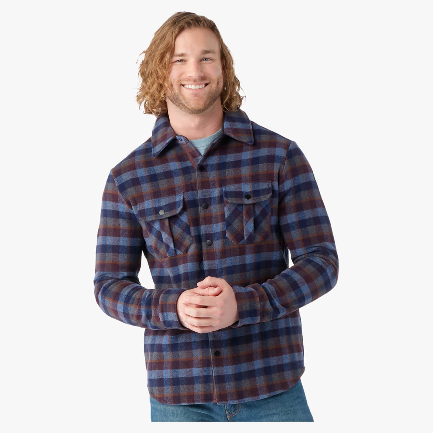 Smartwool Men's Anchor Line Shirt Jacket - Whiskey - XXL