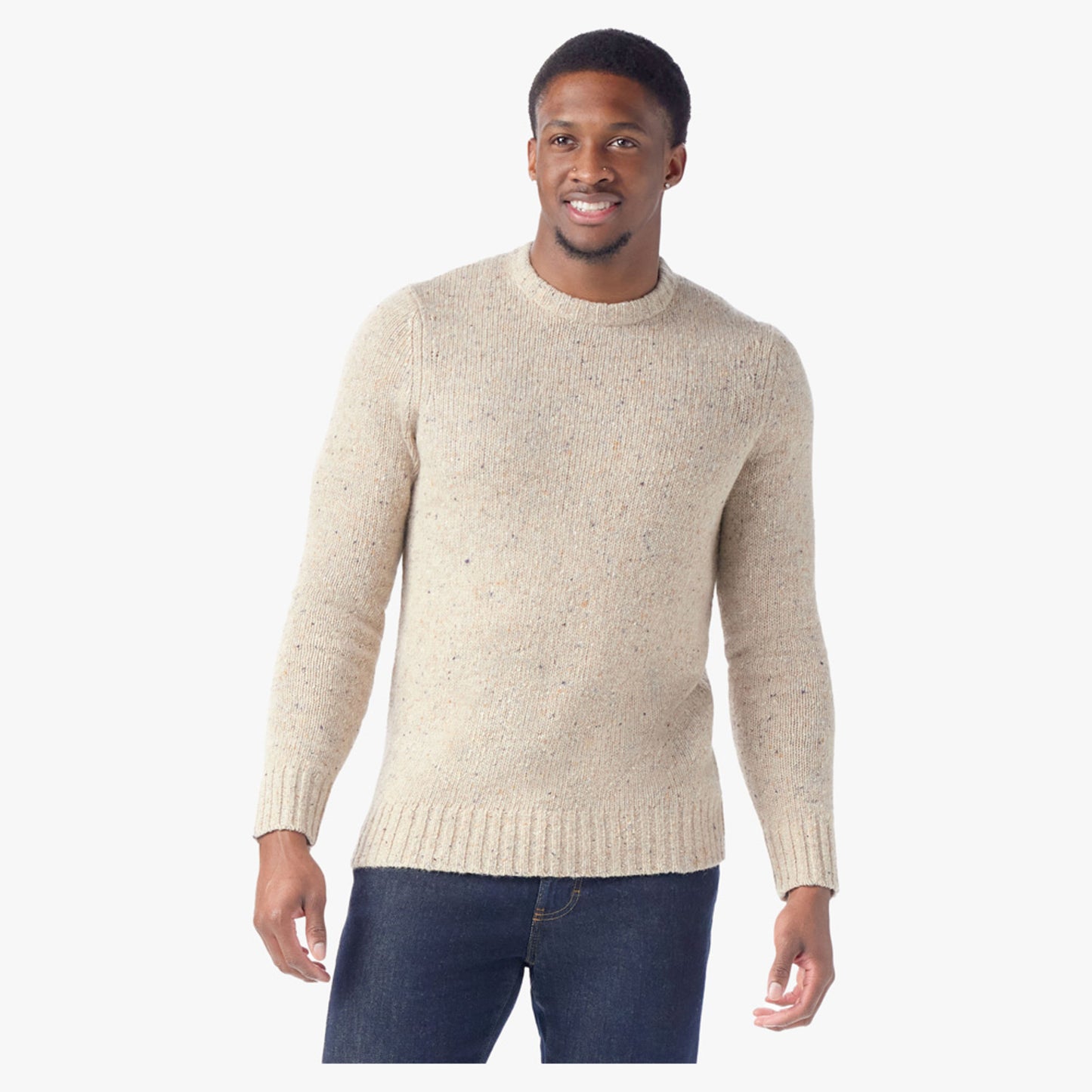 Smartwool Men’S Heavy Crew Sweater - Pecan Brown Heather - XXL