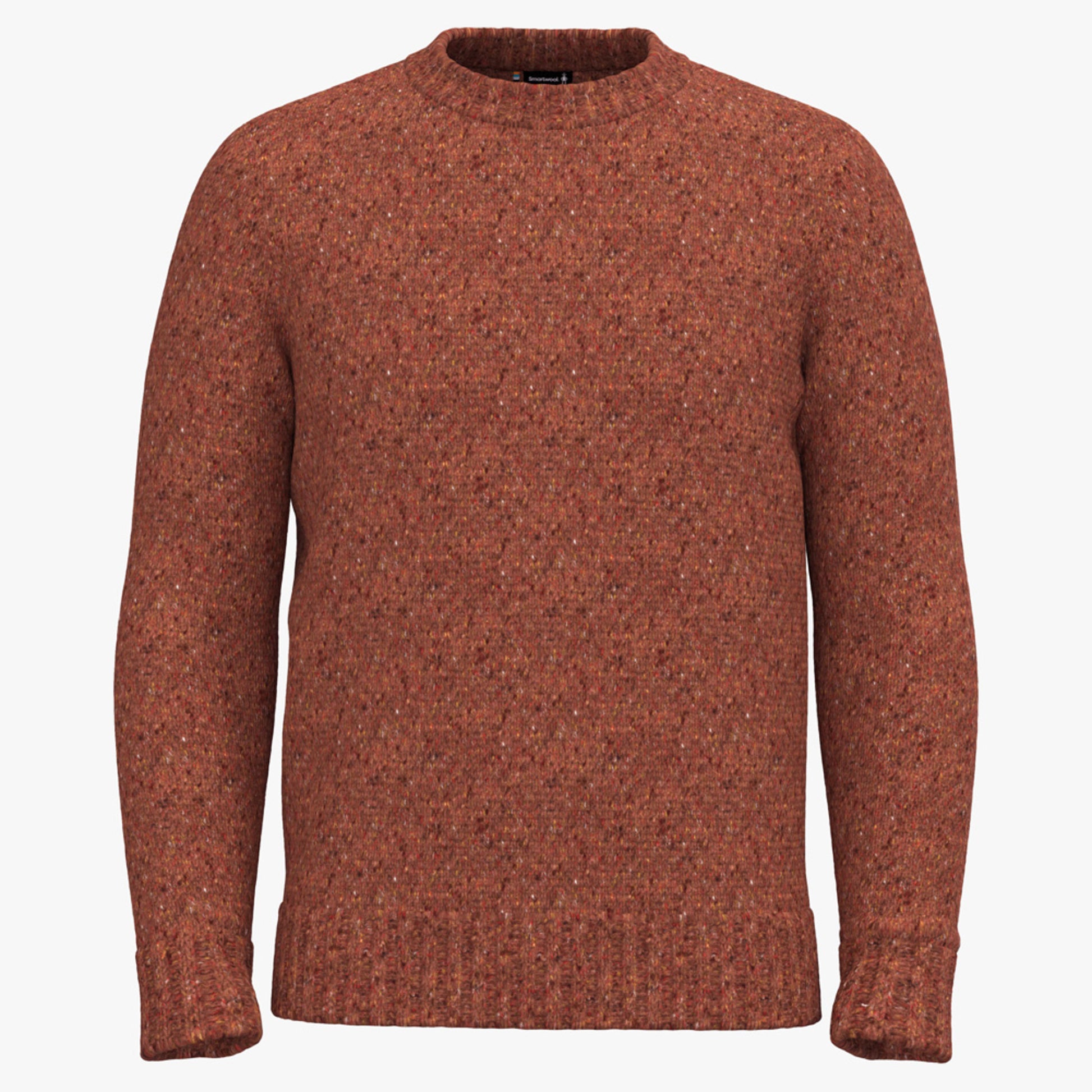 Smartwool Men’S Heavy Crew Sweater - Pecan Brown Heather - XXL