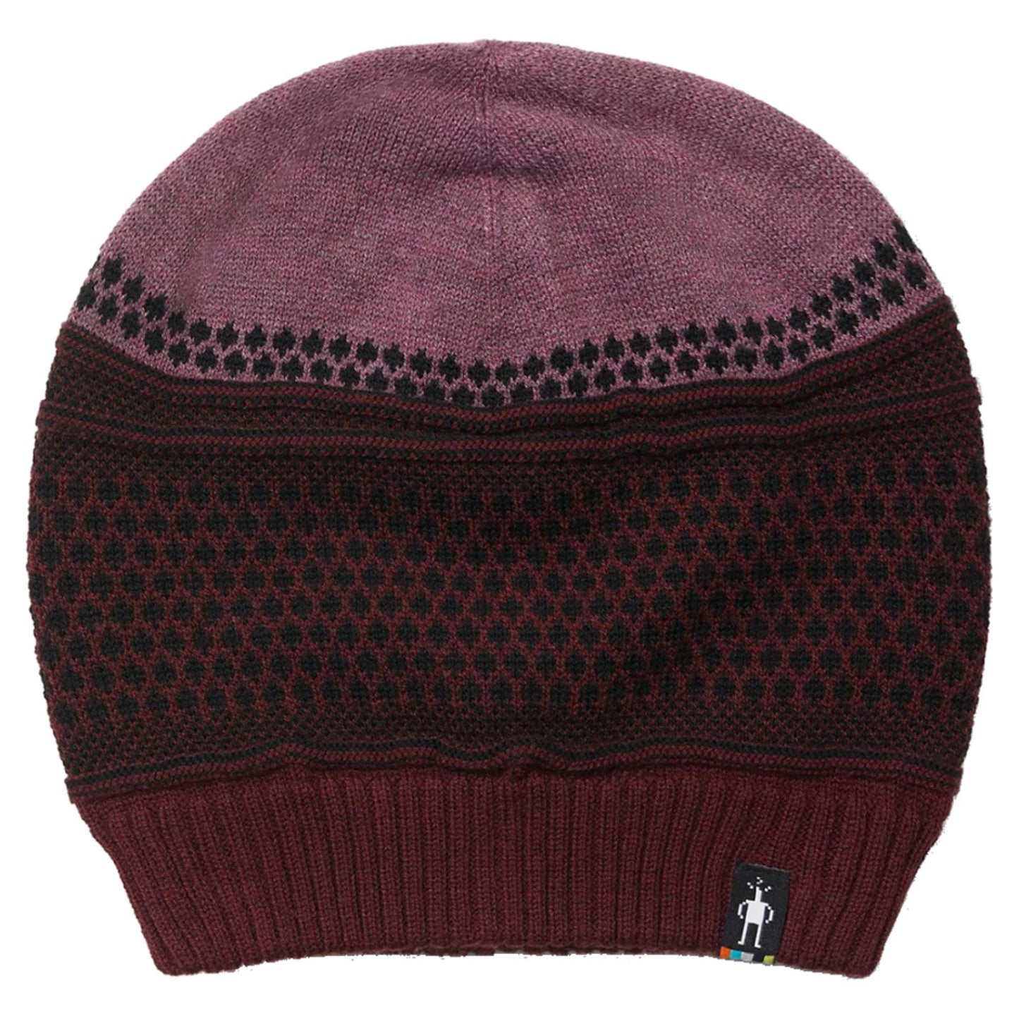 Smartwool Popcorn Cable Beanie - BLACK CHERRY HE