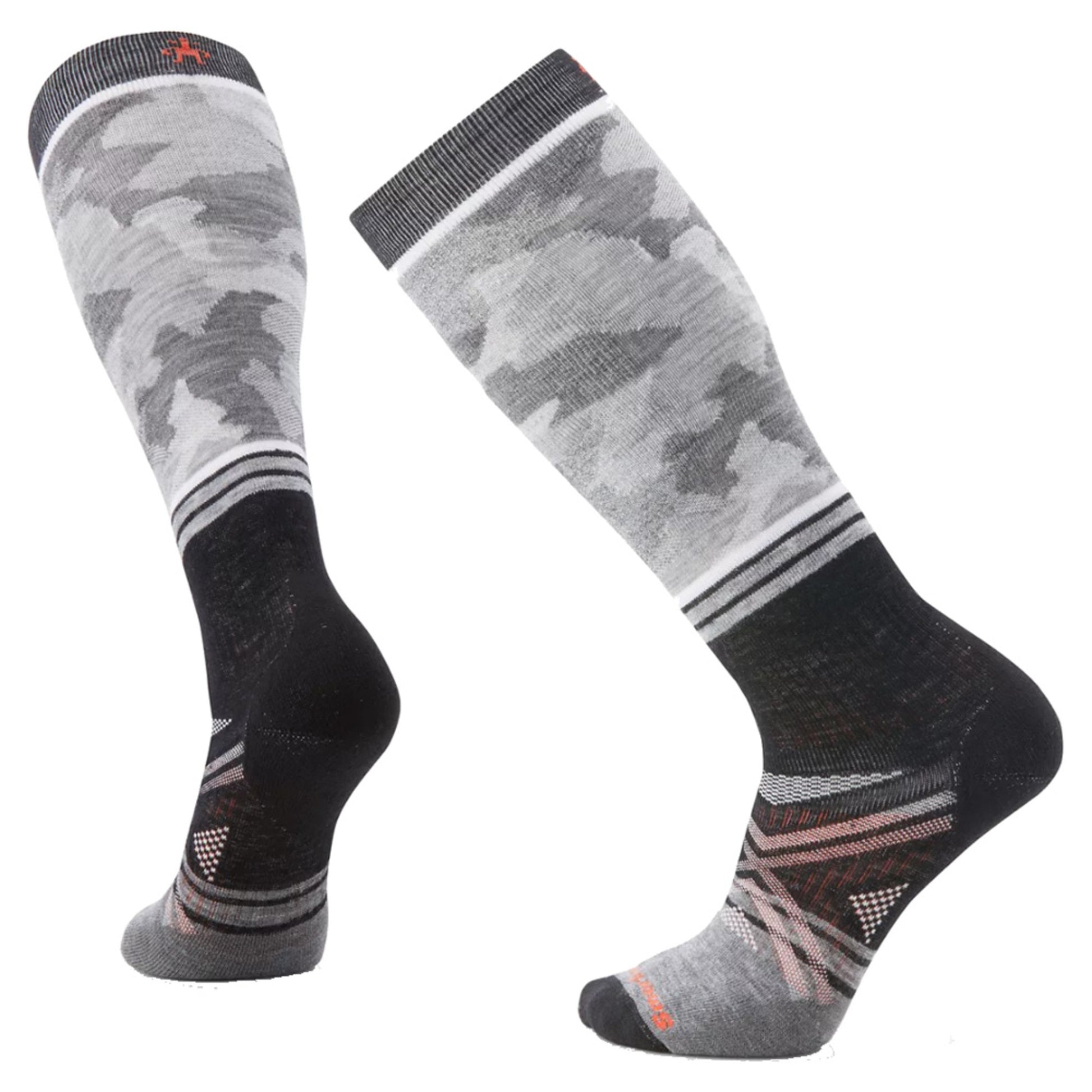 Smartwool Ski Full Cushion Camo OTC Sock - BLACK - XL
